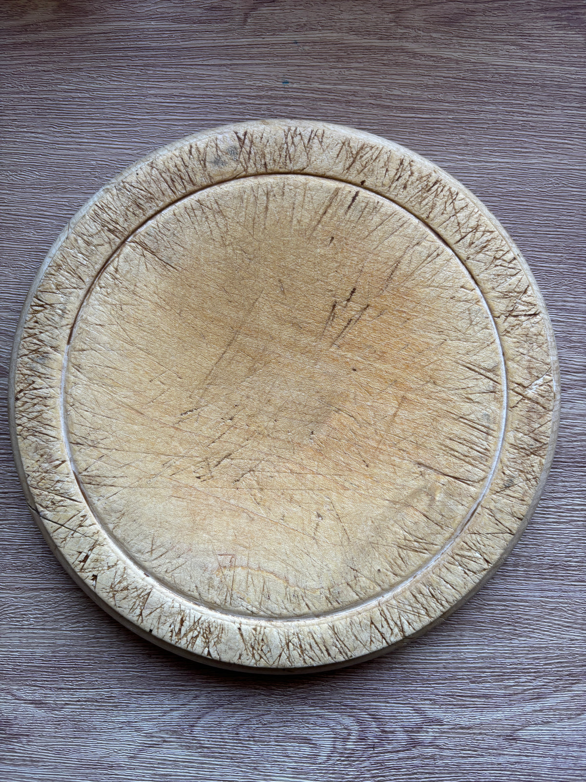 Old wooden bread board