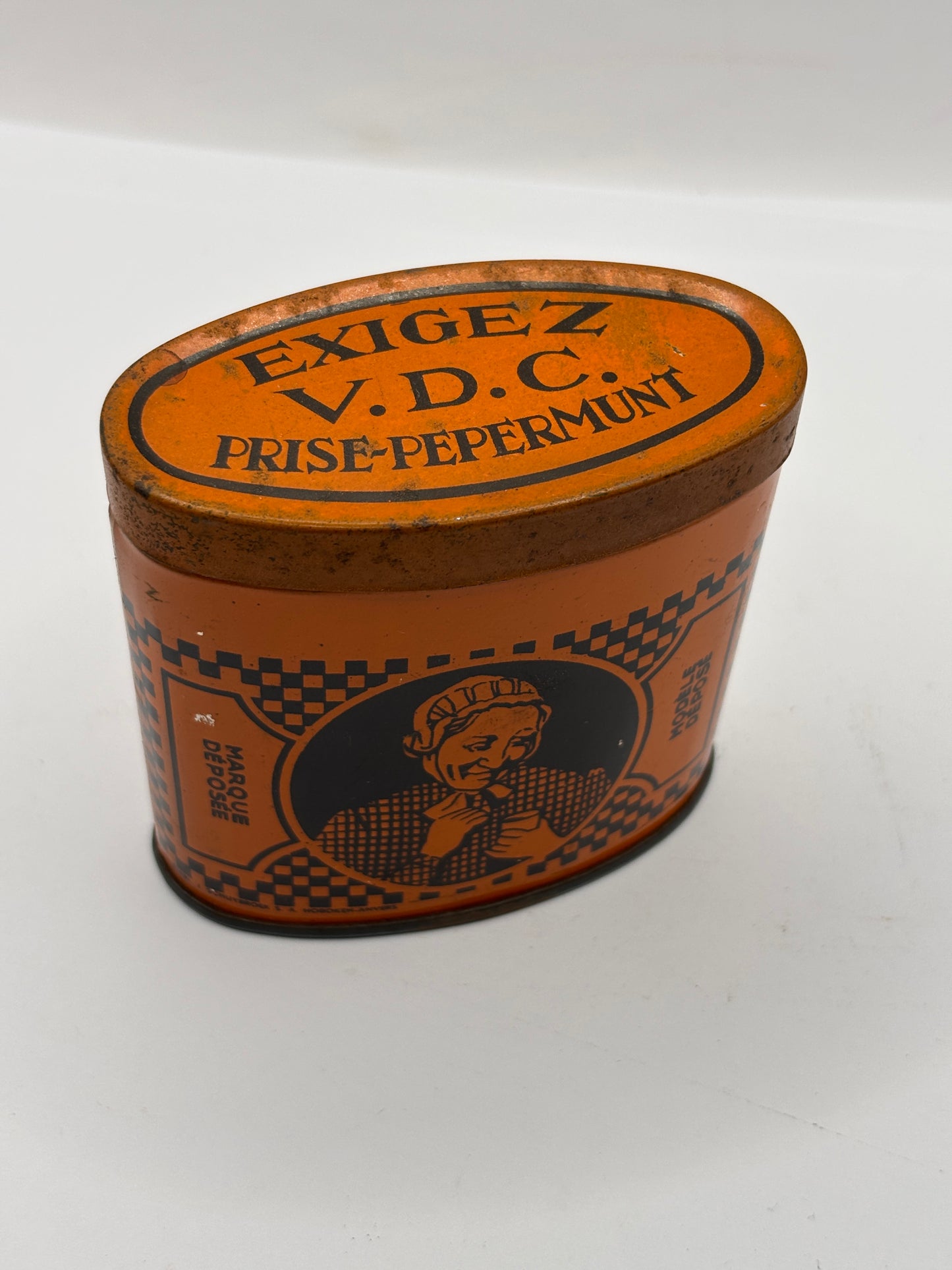 Old french advertising tin, Prise pepermunt