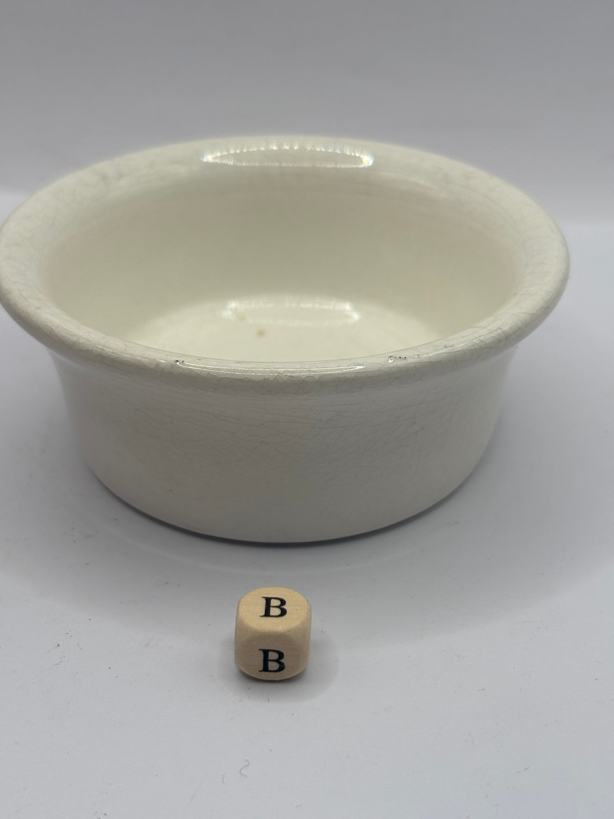 Old advertising meat paste pot, J.Hunter & son Purveyors Harrogate (B)
