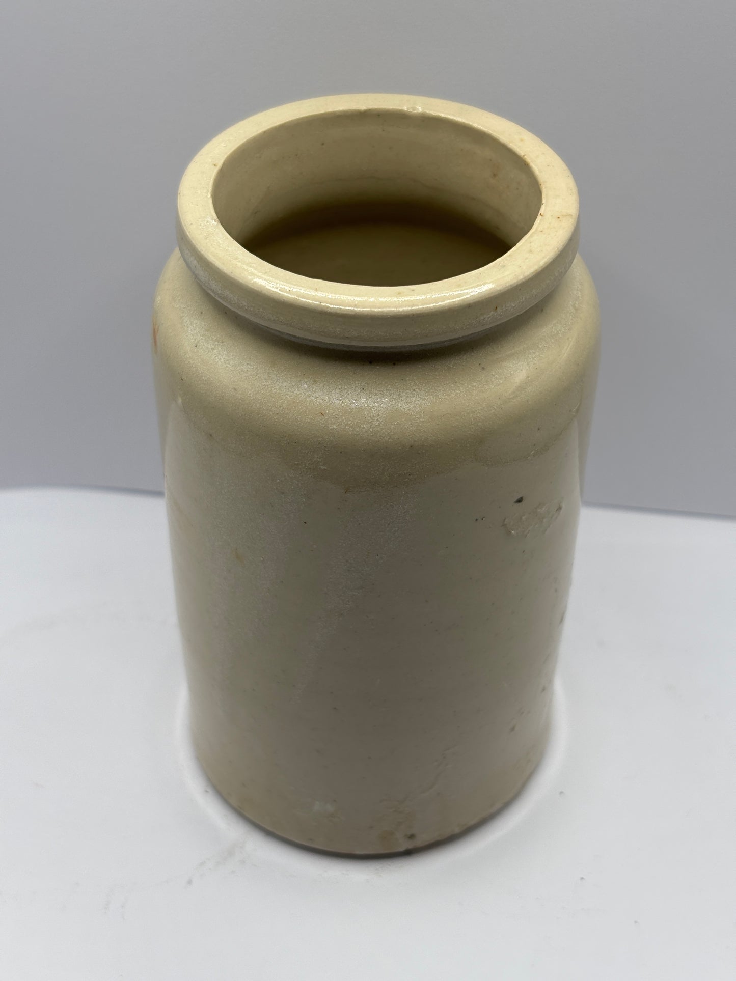 Old stoneware jar