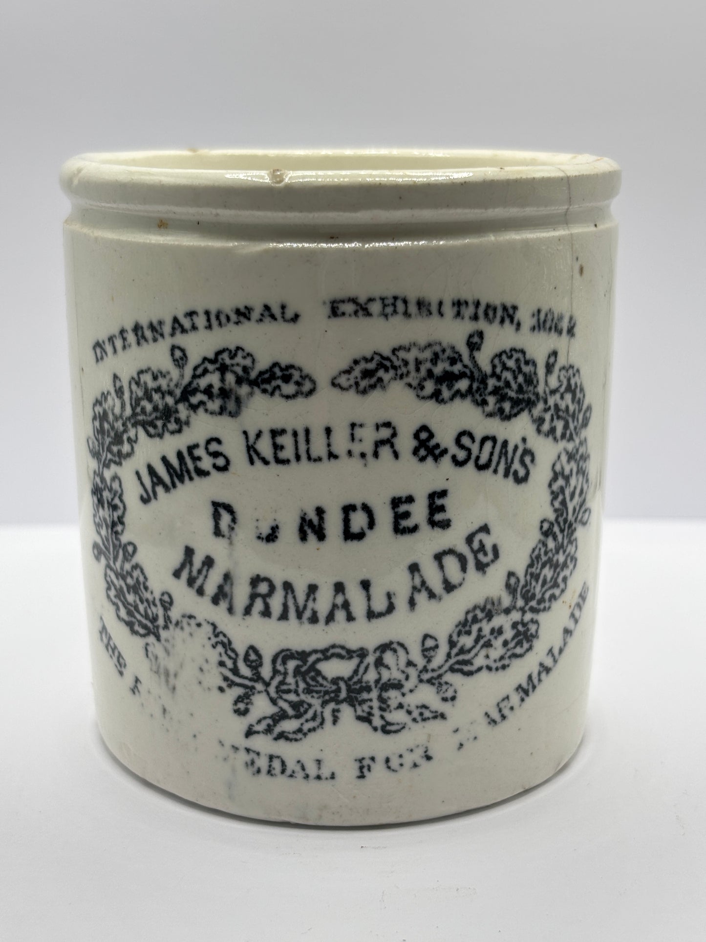 Old 1lb James Keiller Dundee marmalade jar