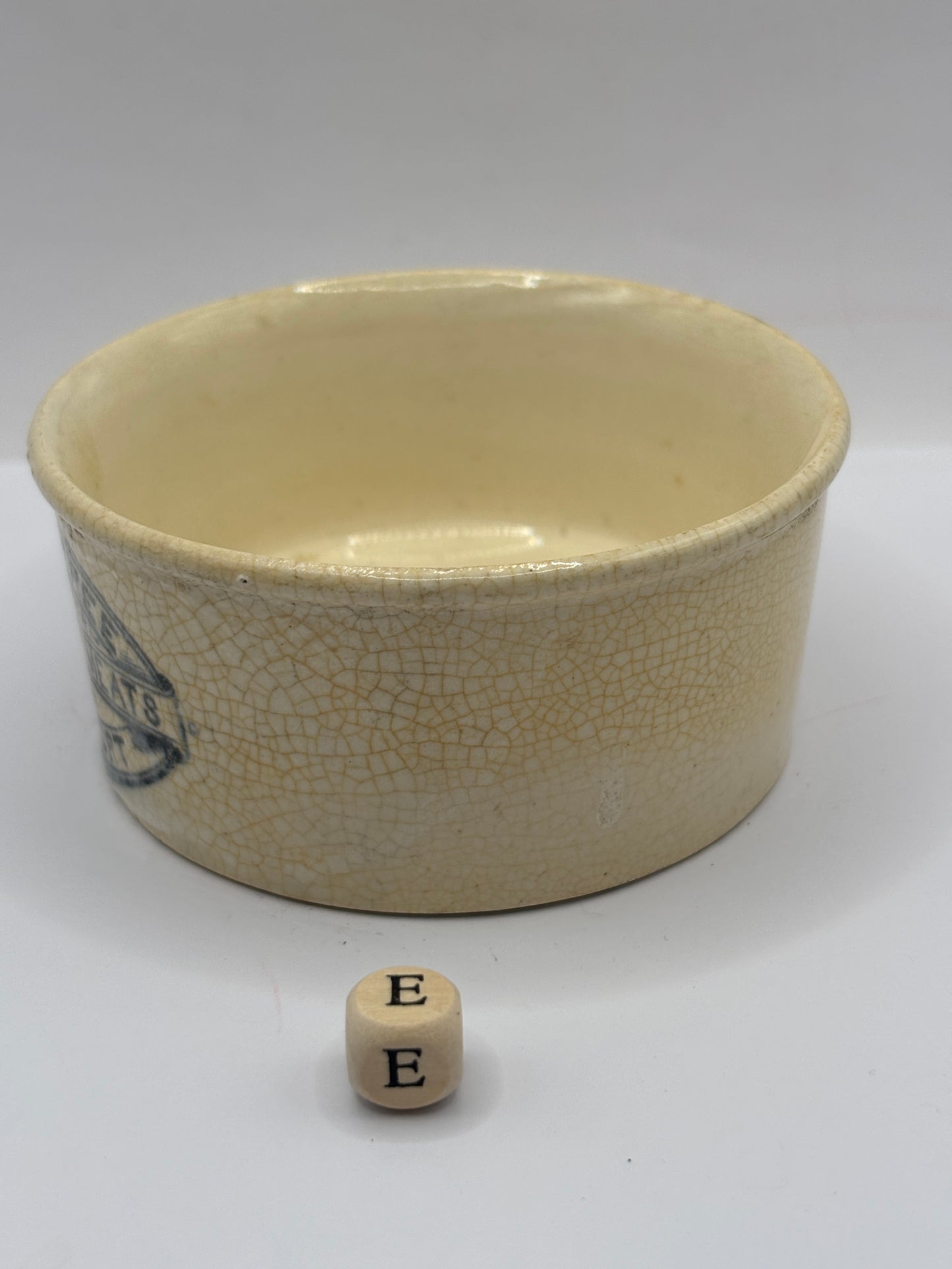 Old Plumtree advertising meat paste pot (E)