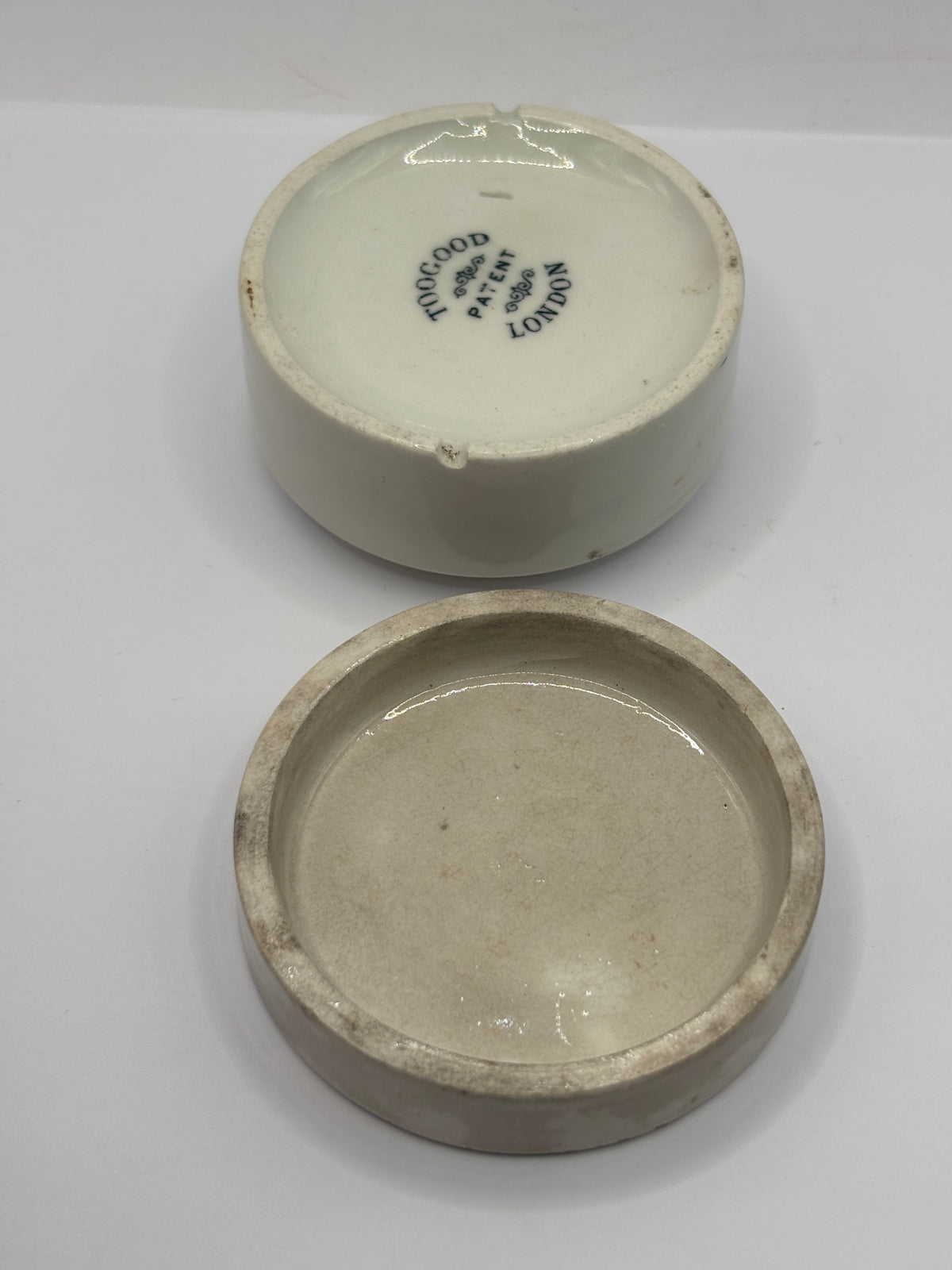 Old advertising lid and base. lewis & burrows cherry tooth paste 🍒