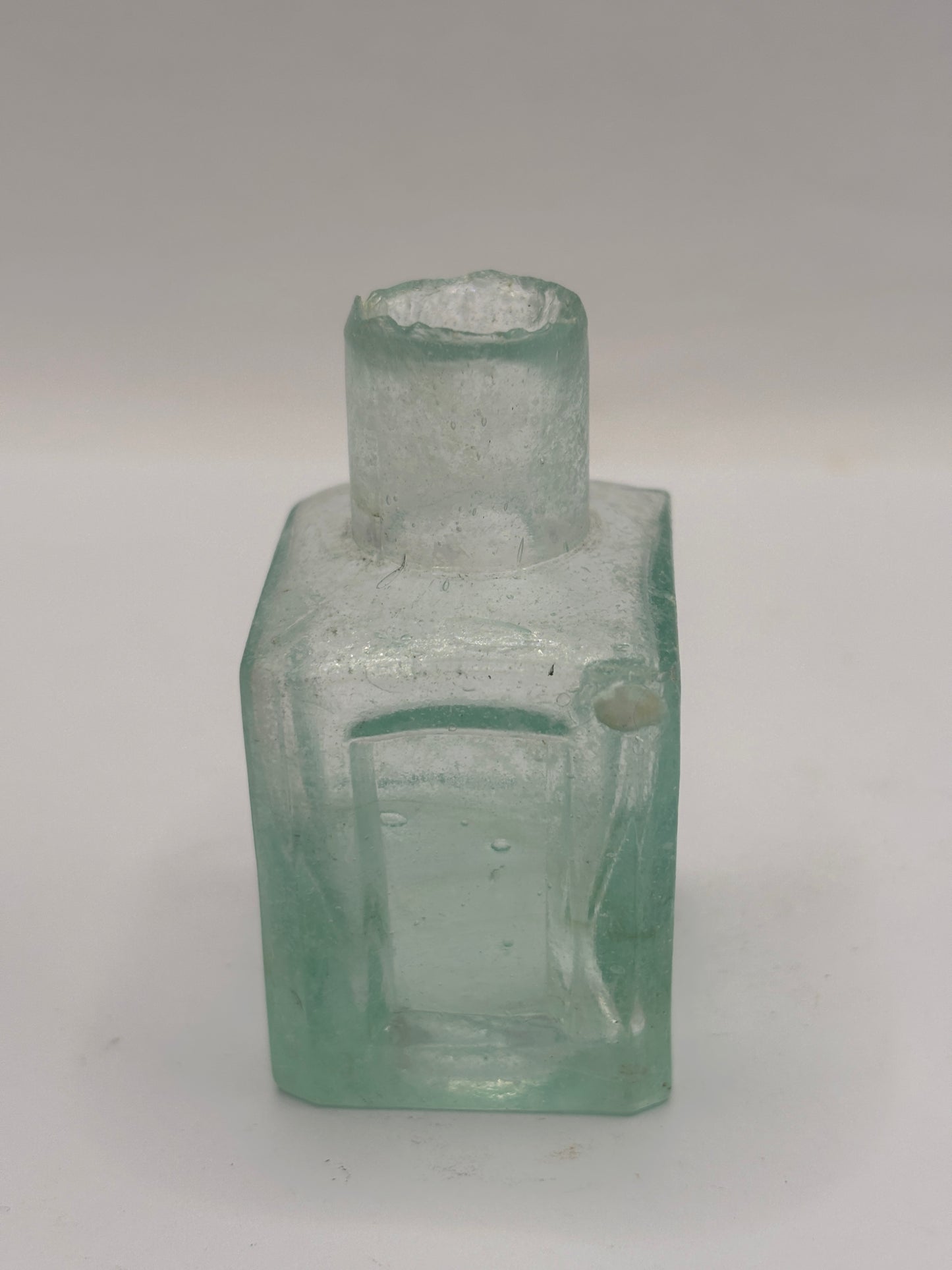 Old advertising inkwell,ink bottle. Lyons London