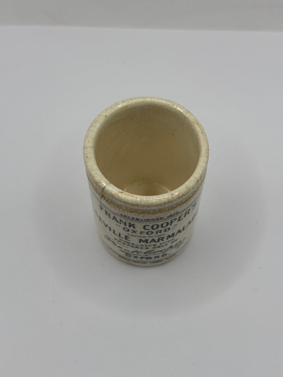 RARE miniature size Frank Cooper marmalade jar 5.5cms