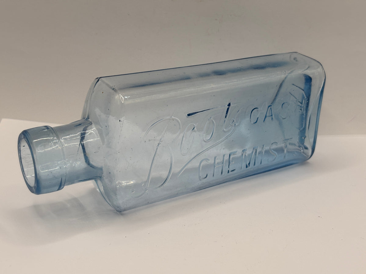 2 old Boots cash chemist bottles