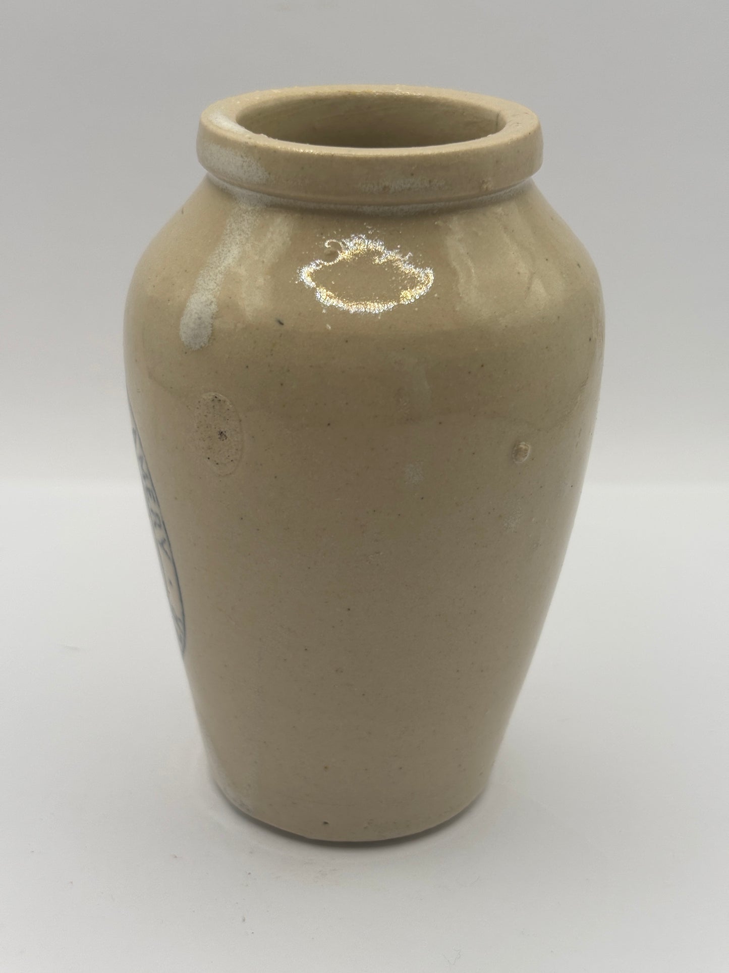 Old advertising cream pot, Harpurhey creamery Manchester