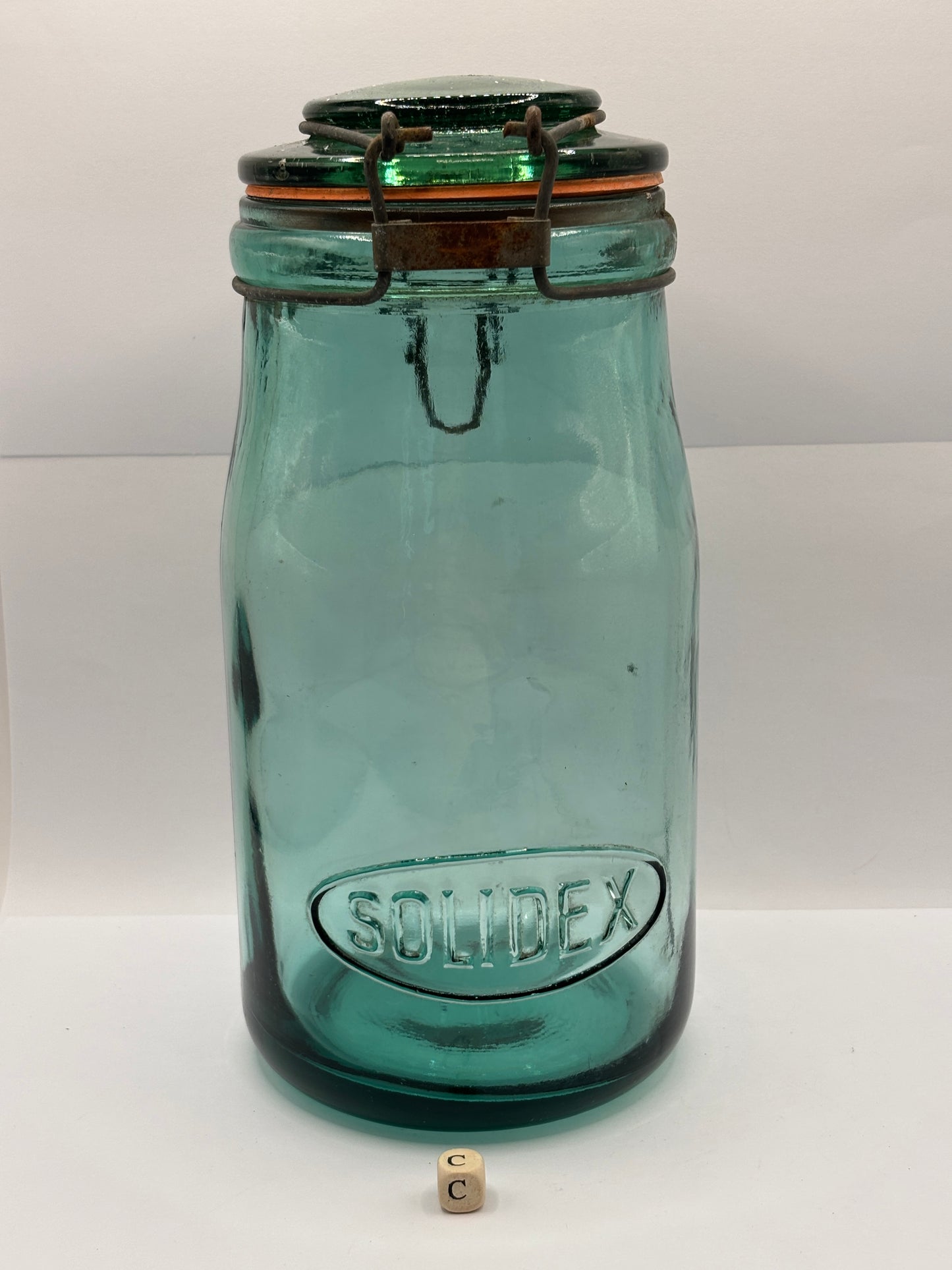 Vintage french canning jar, Solidex (c)