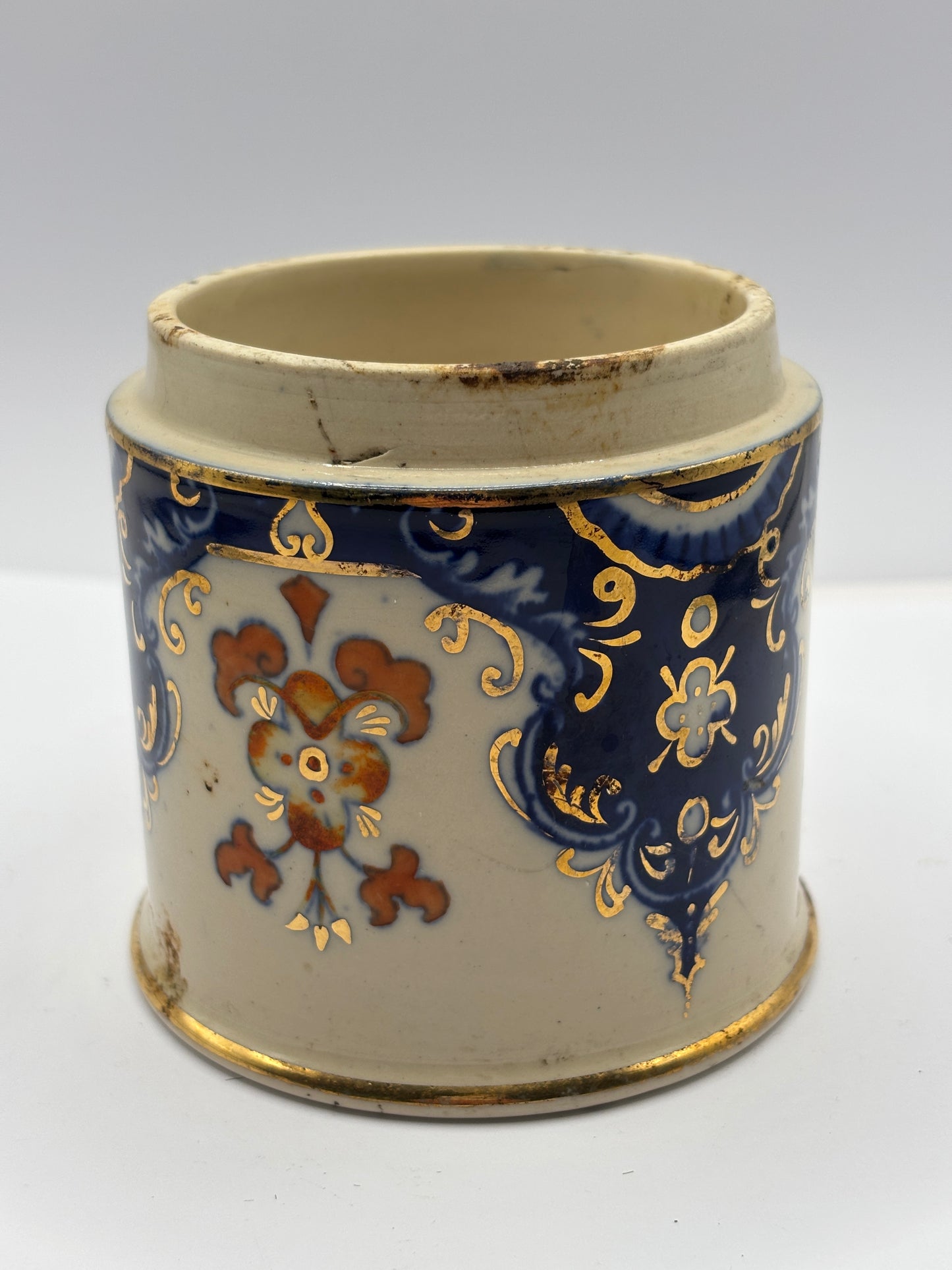 Old stoneware jar, ointment?