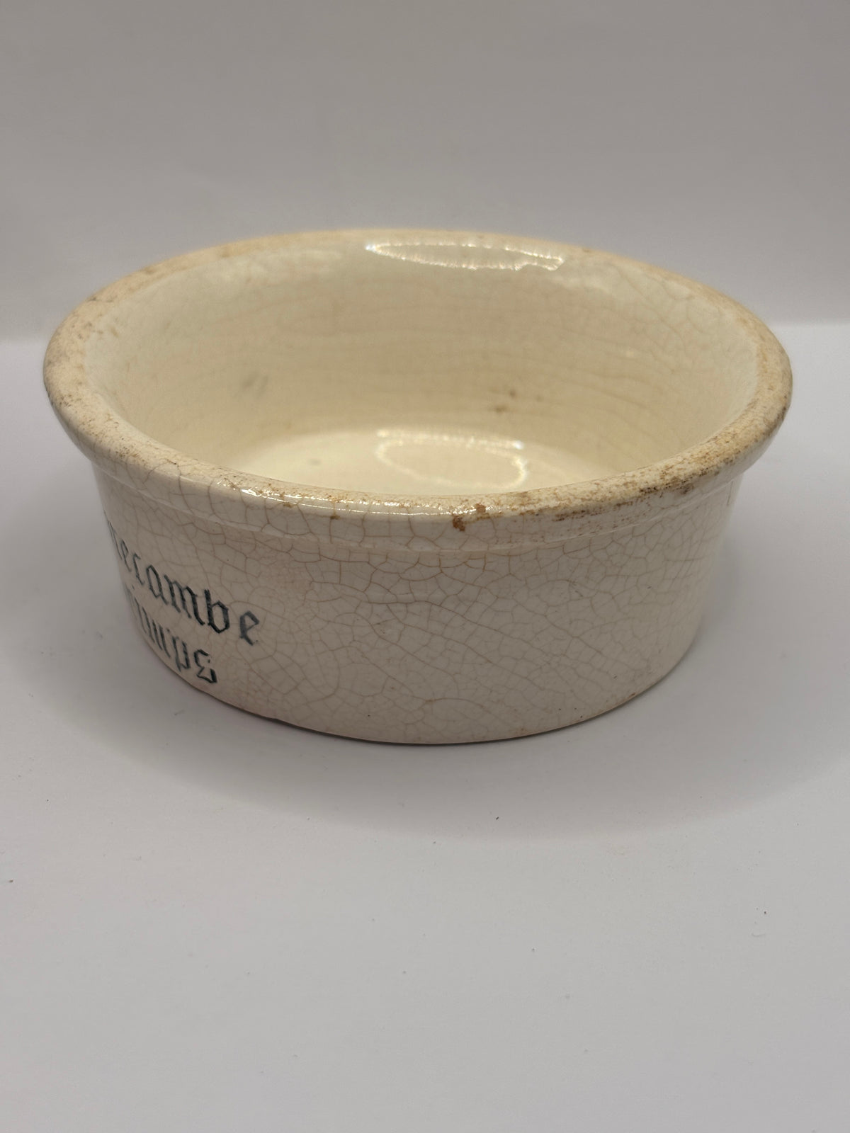 Old advertising paste pot, Youngs Morecambe Potted shrimps