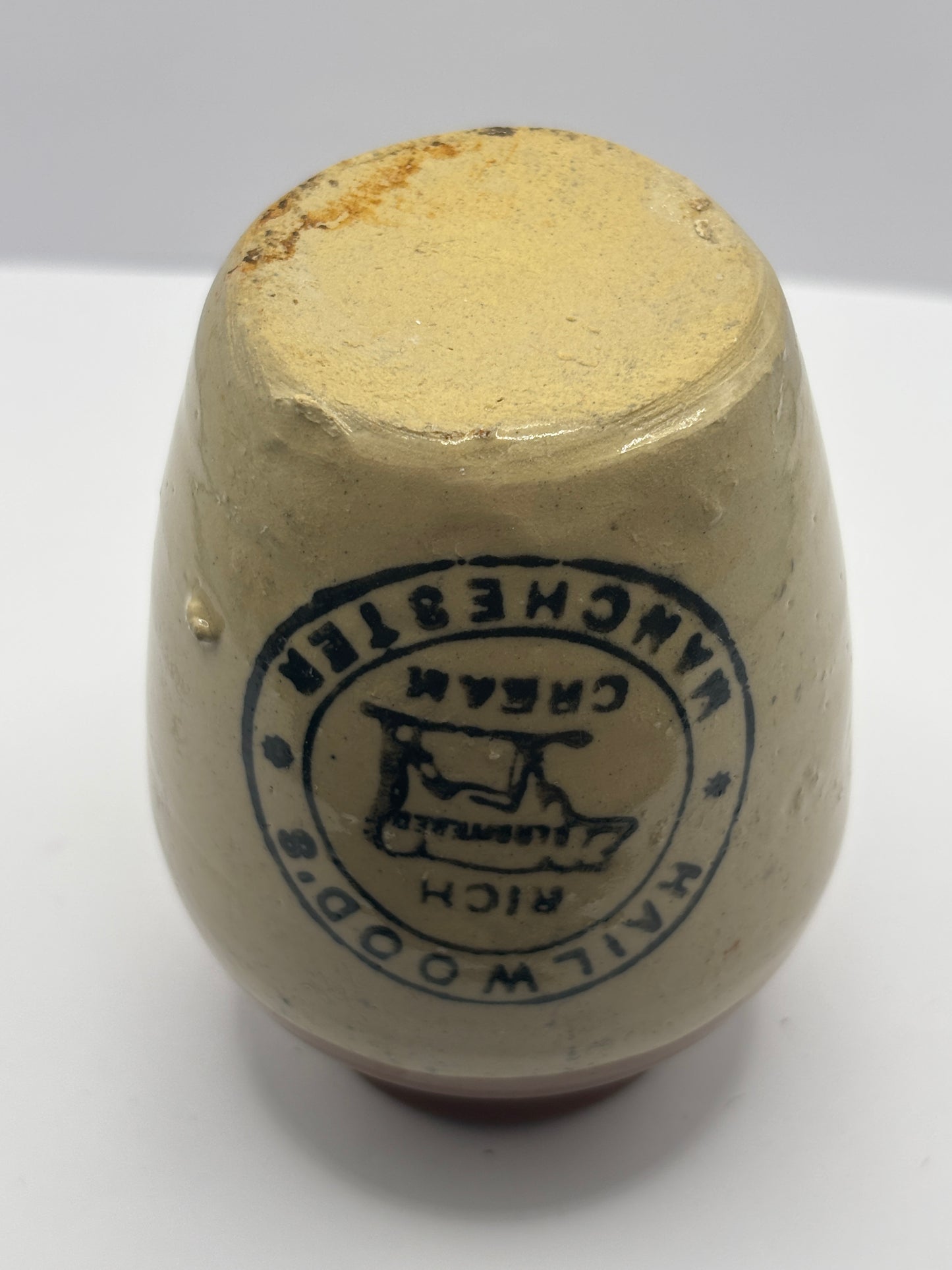 Old Manchester cream pot, Hailwoods