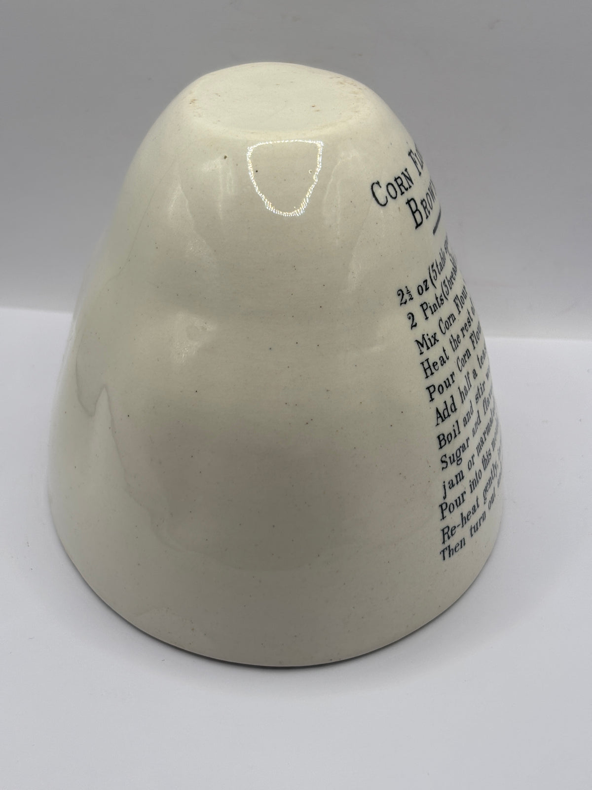 Old advertising mould, Brown & Polsons Blanc-Mange