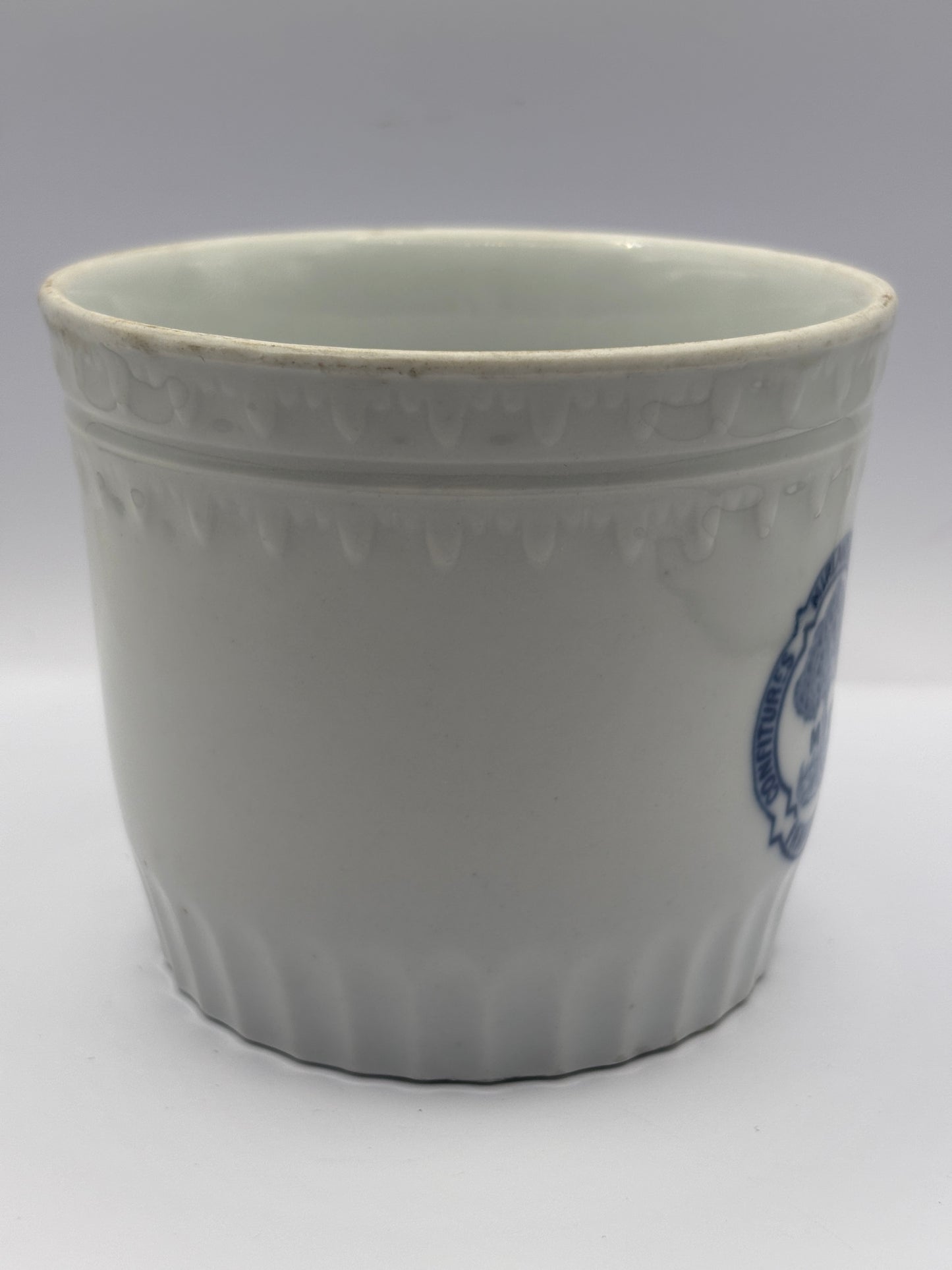 Old belgian jam pot, preserve jar
