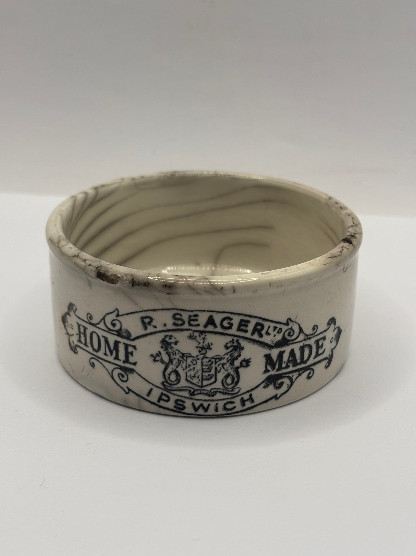 Old Seagers advertising meat paste pot