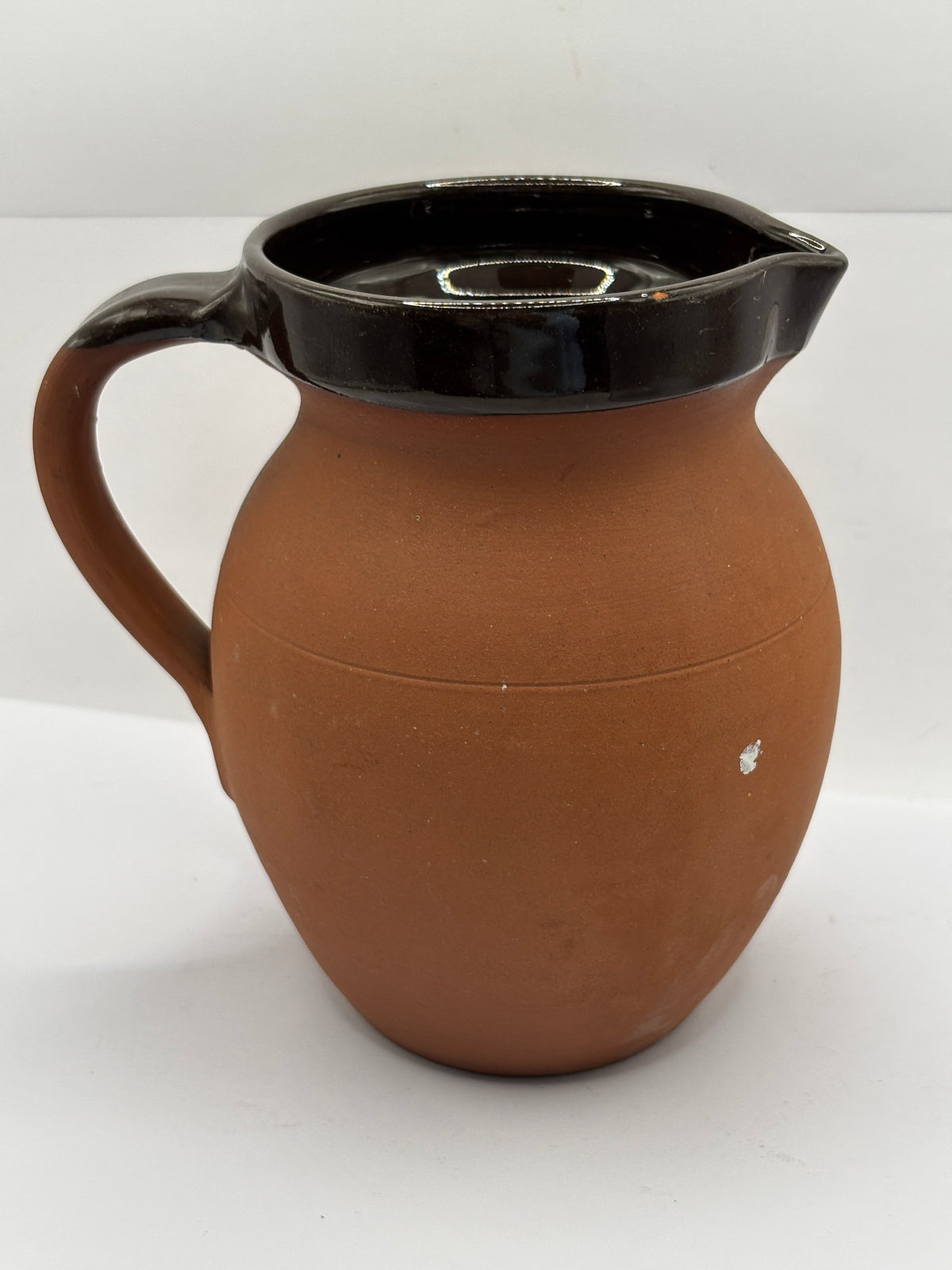 Old stoneware handled jug