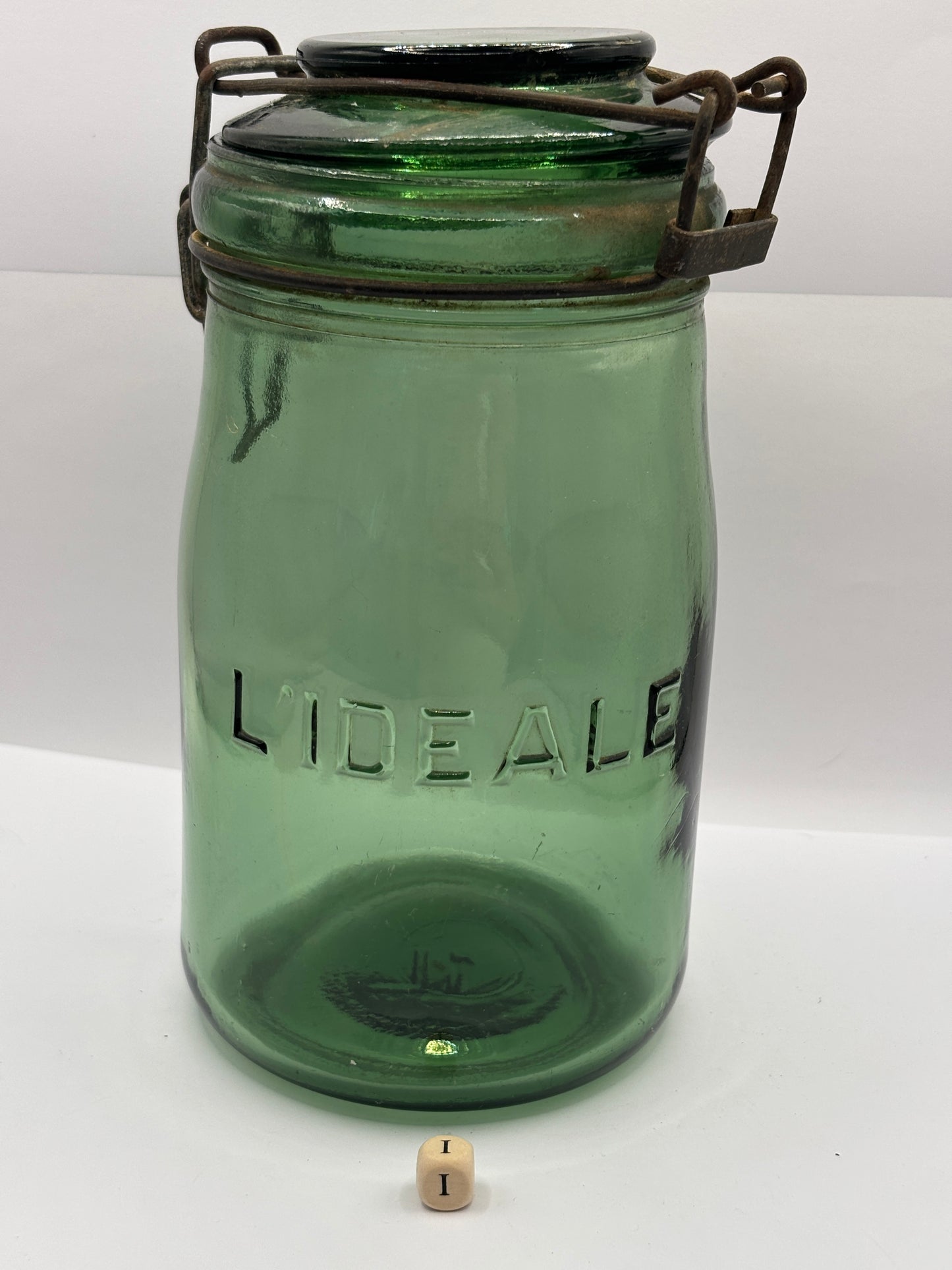 Vintage french canning jar, L’ideale (i)