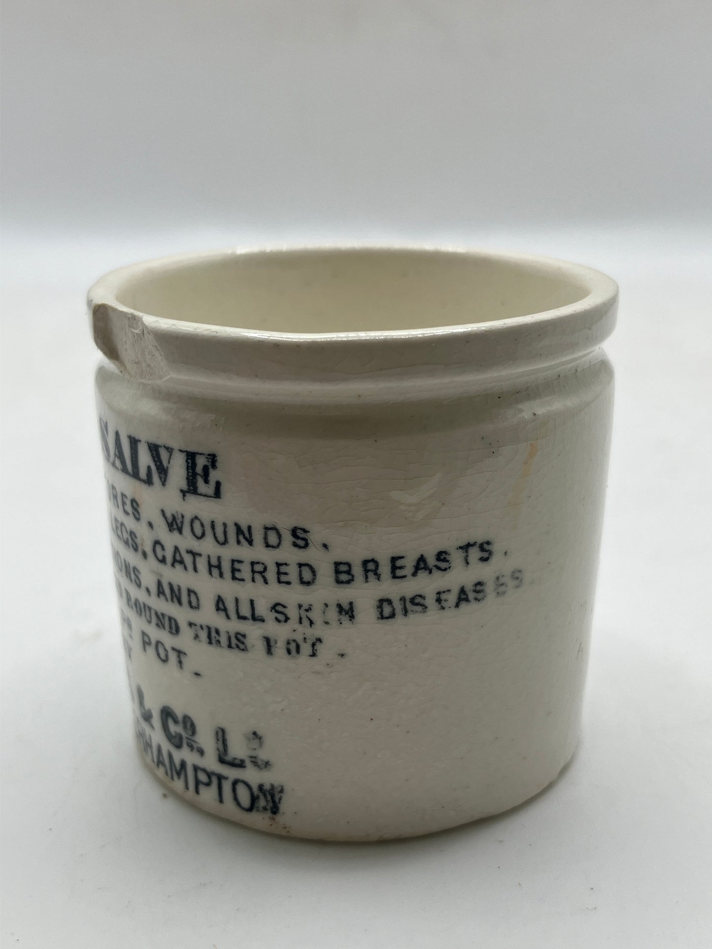 Egyptian salve ointment pot