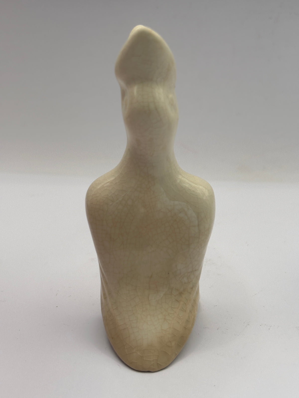 Old stoneware pie bird, pie funnel