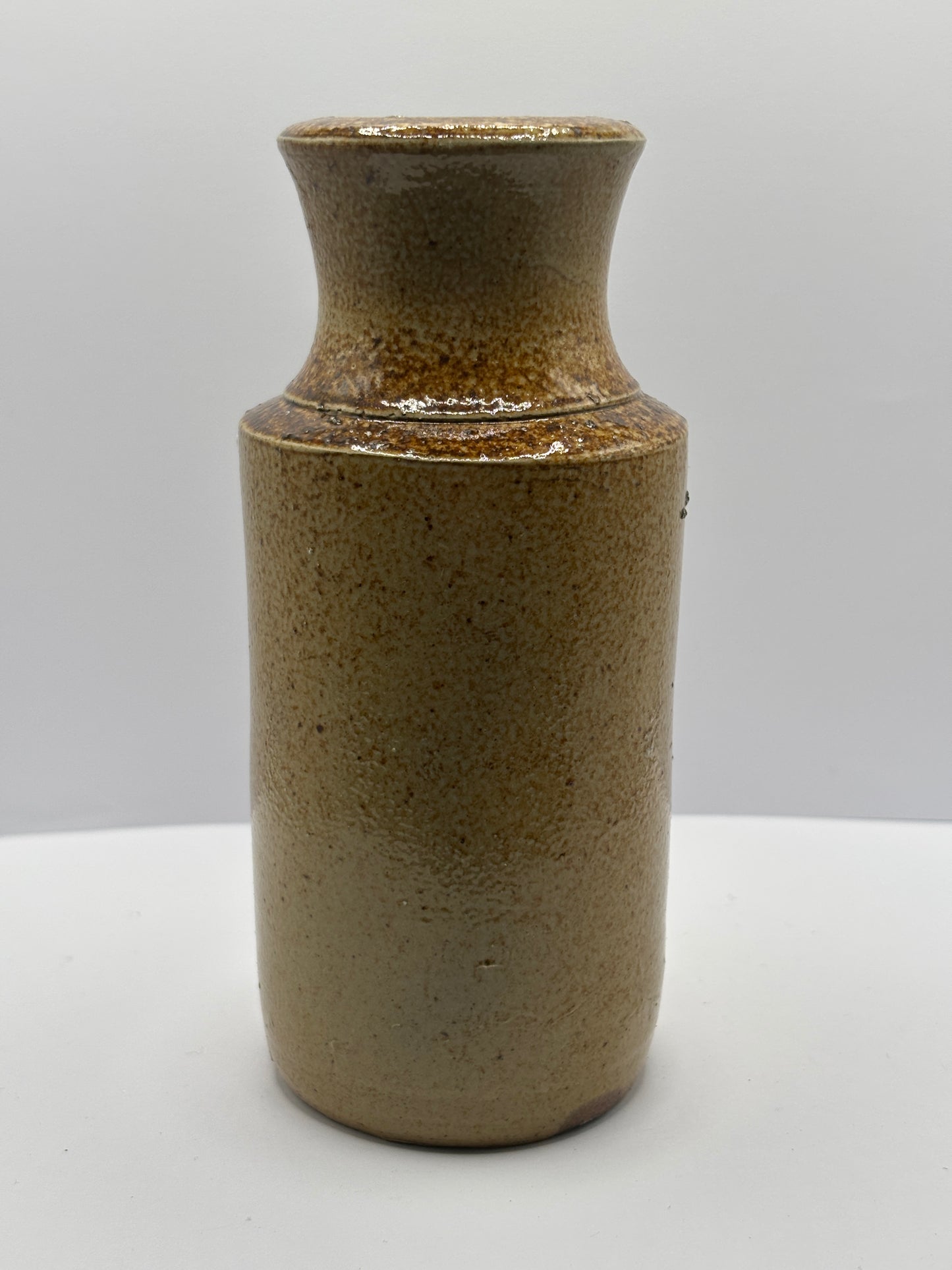 Old stoneware blacking pot