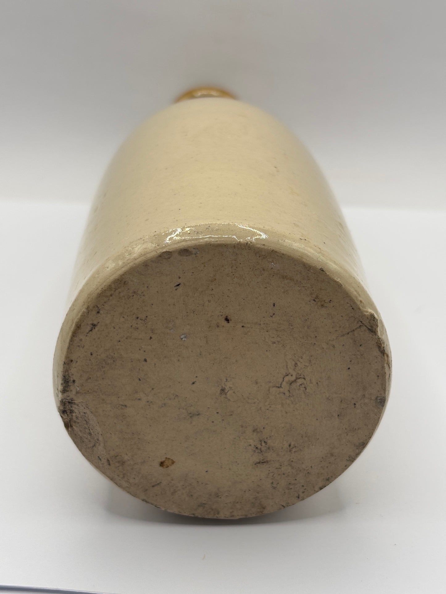 Old stoneware stout bottle, John Mackay & Co