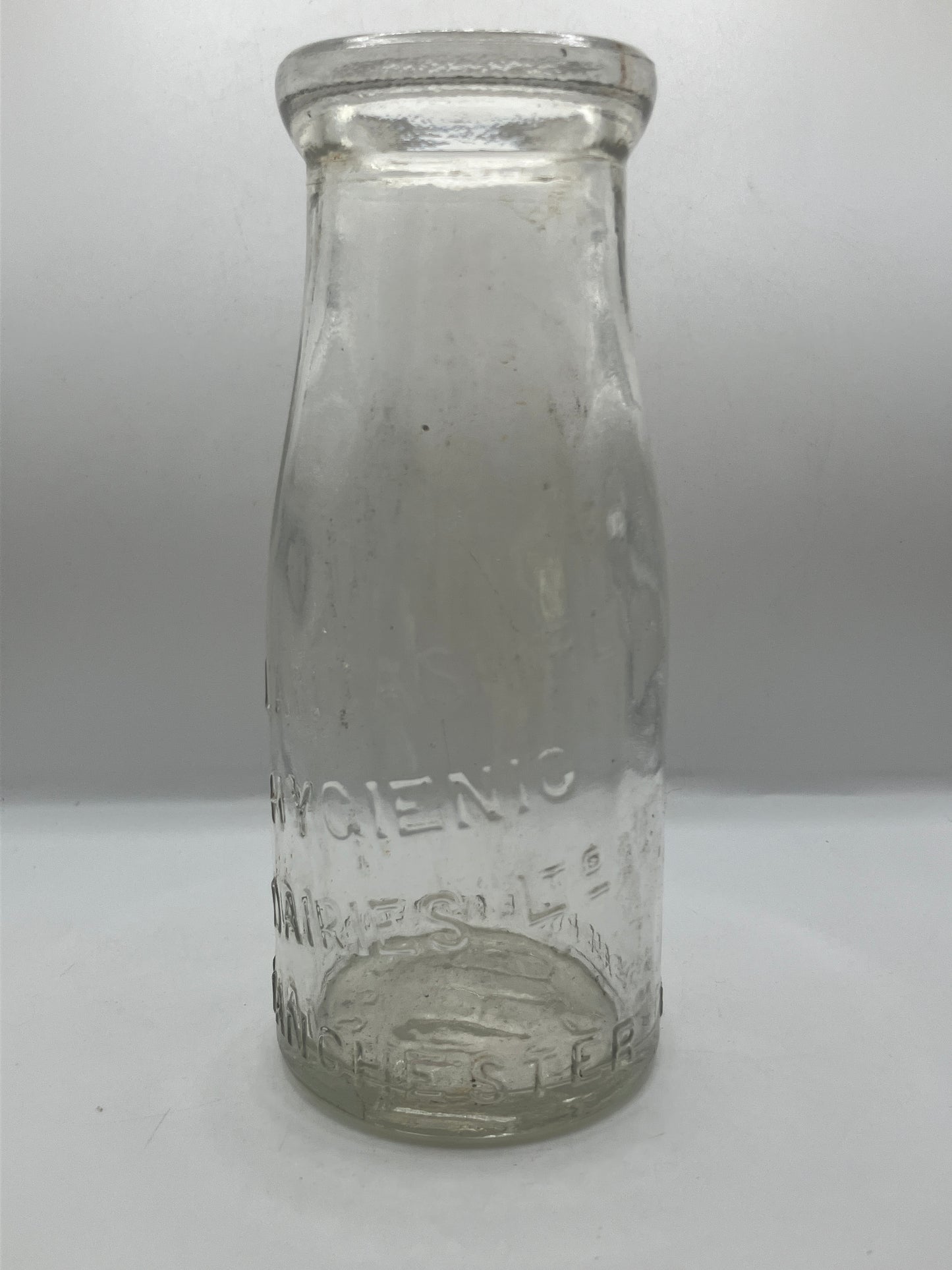 Lancashire hygenic dairies advertising milk bottle