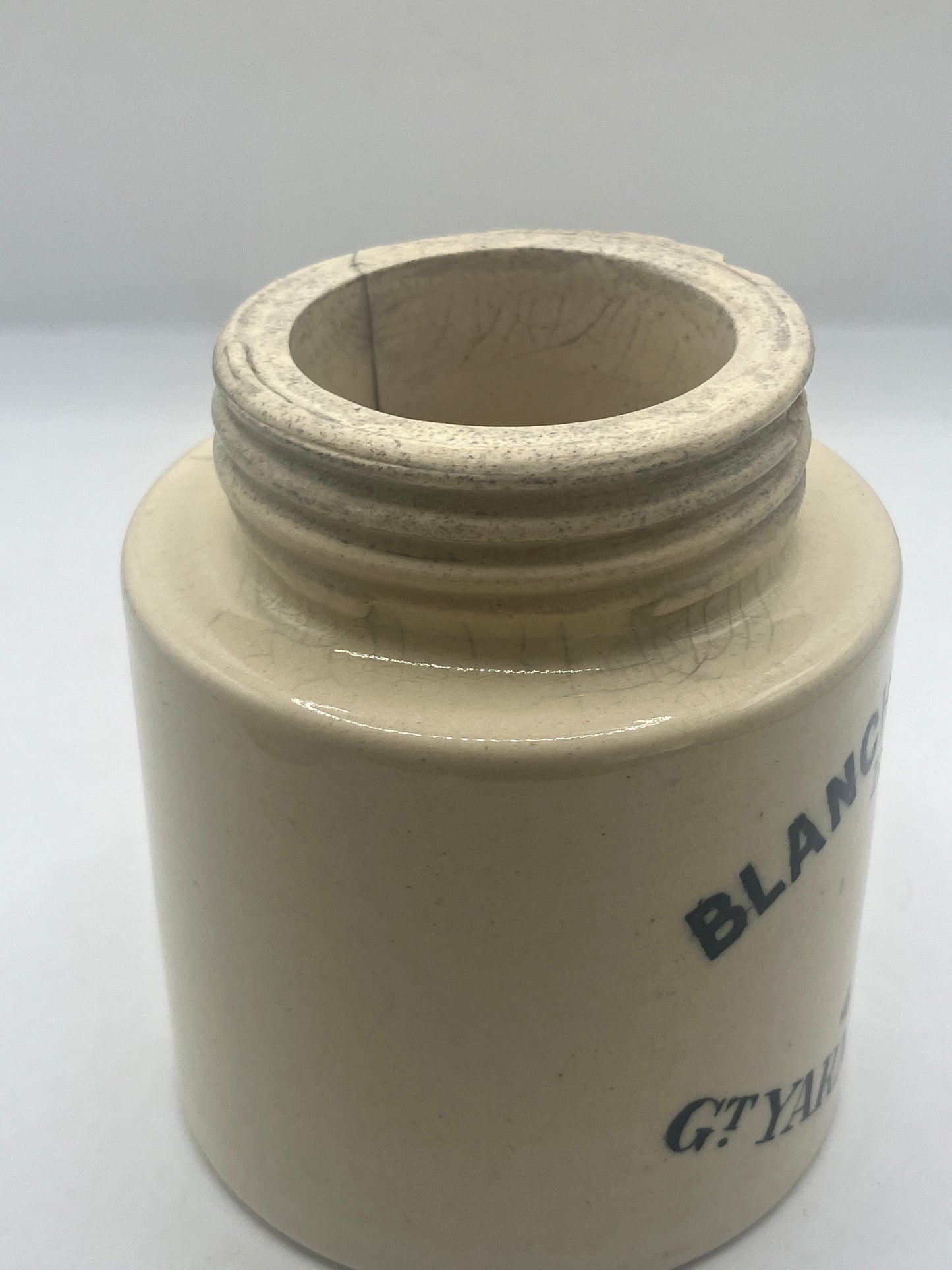 Blanchflower advertising jar