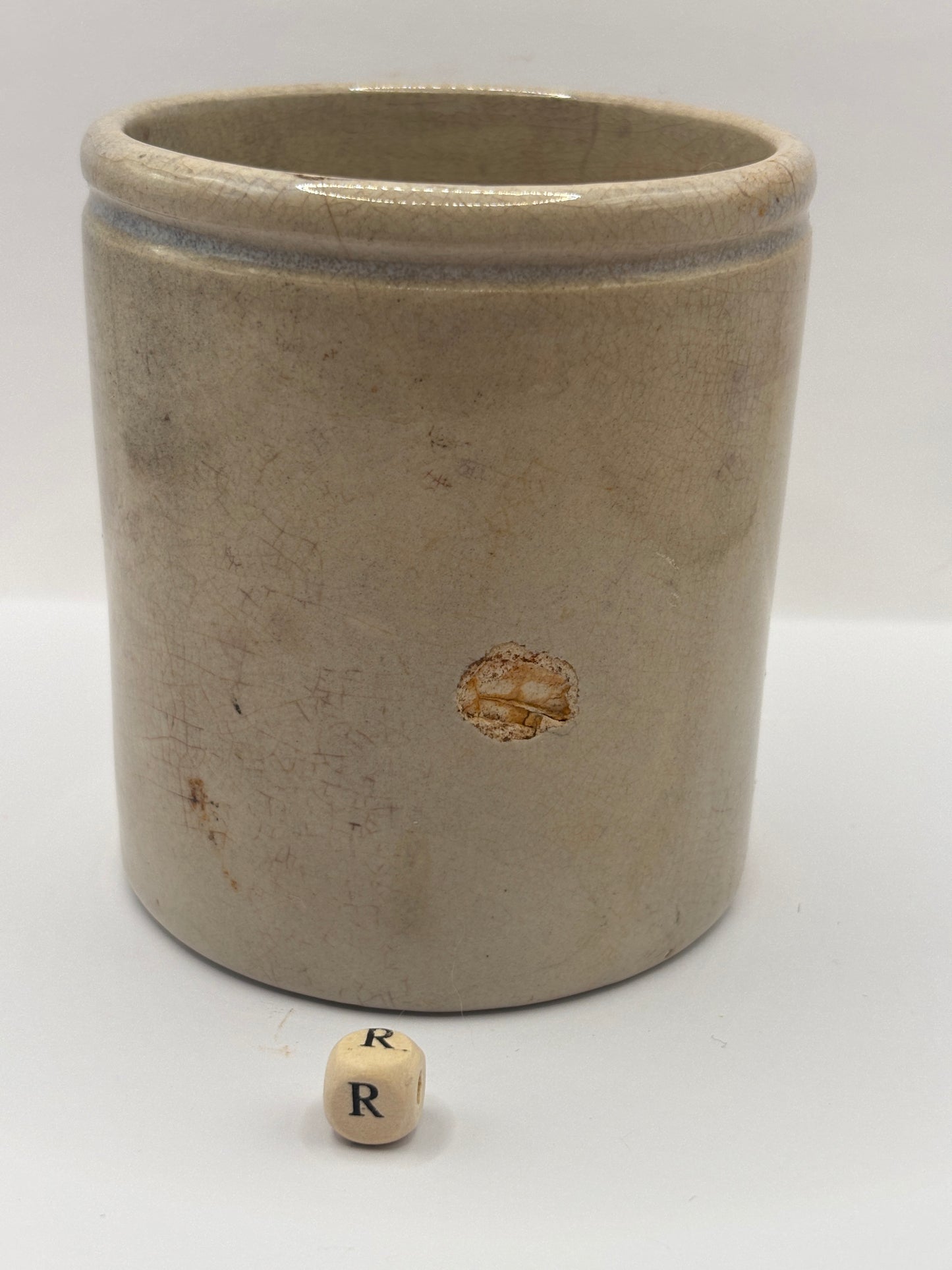 Old 1lb Frank Coopers marmalade jar (R) damaged