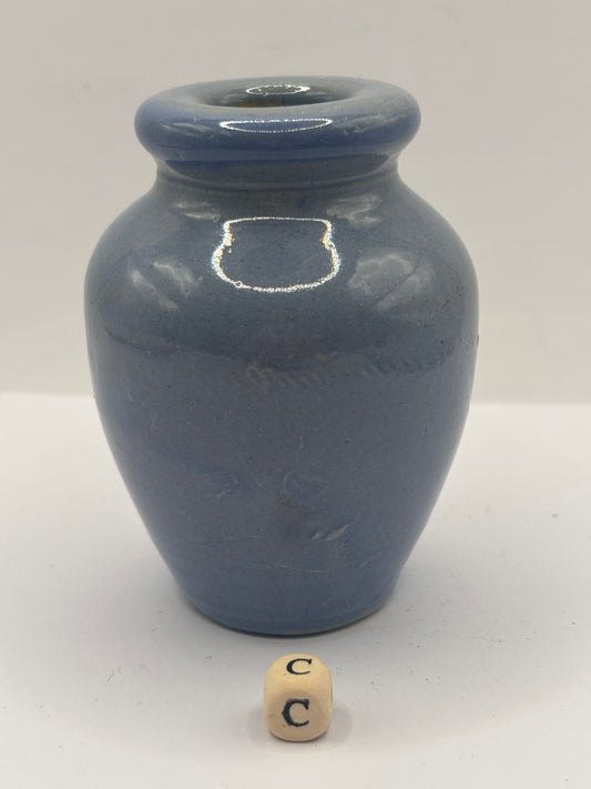 Old blue stoneware jar, Ronuk (C)