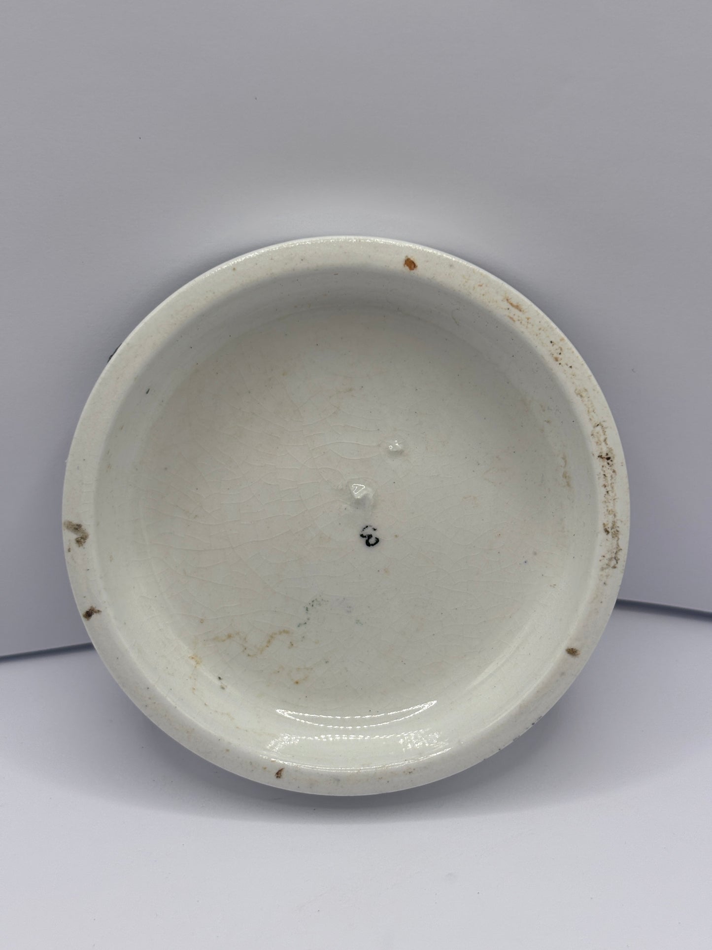 Old army & navy home made potted meats advertising pot lid