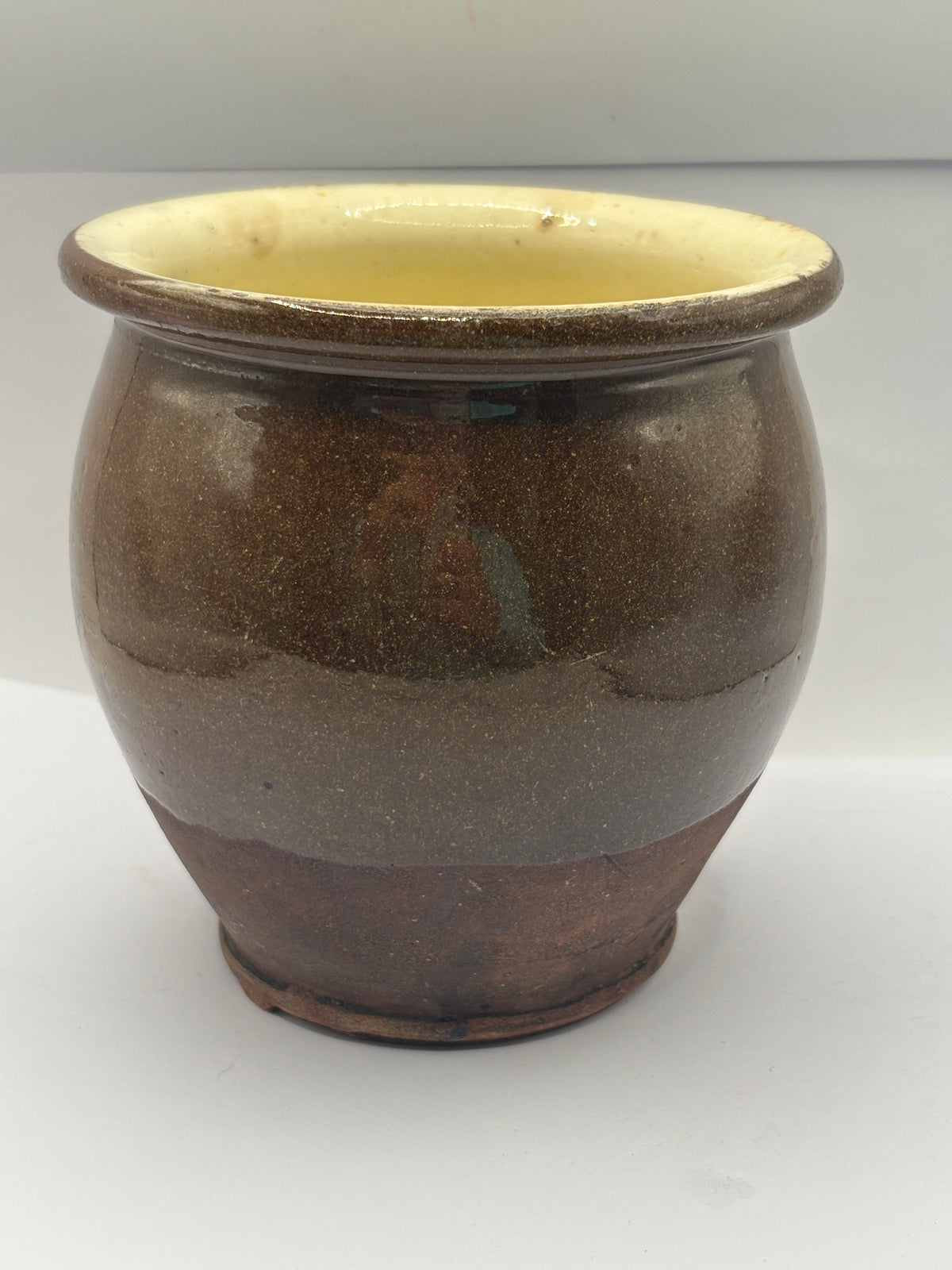 Old stoneware jar/ pantry pot