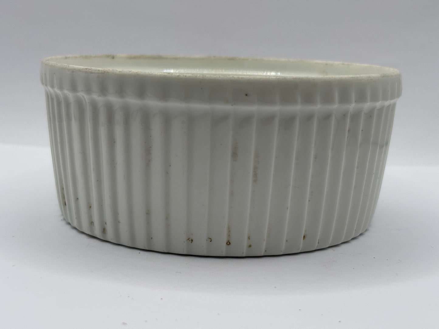 Old large french stoneware dish