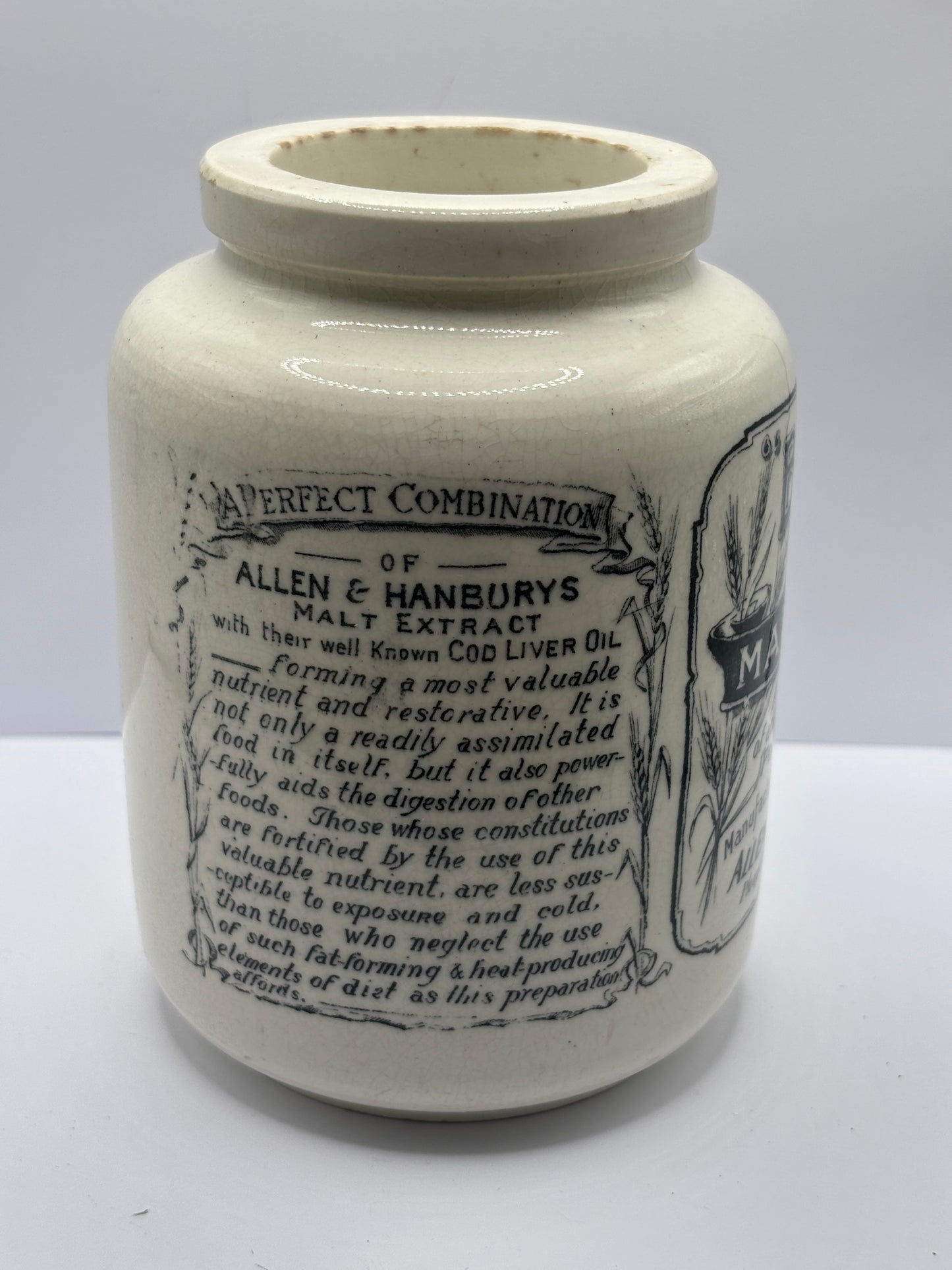 Old Bynol advertising jar