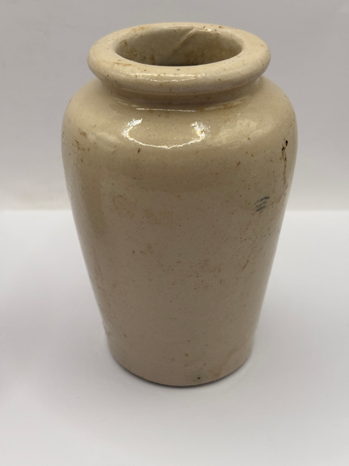 Old advertising cream pot, rich preserved cream stranraer, milkmaid