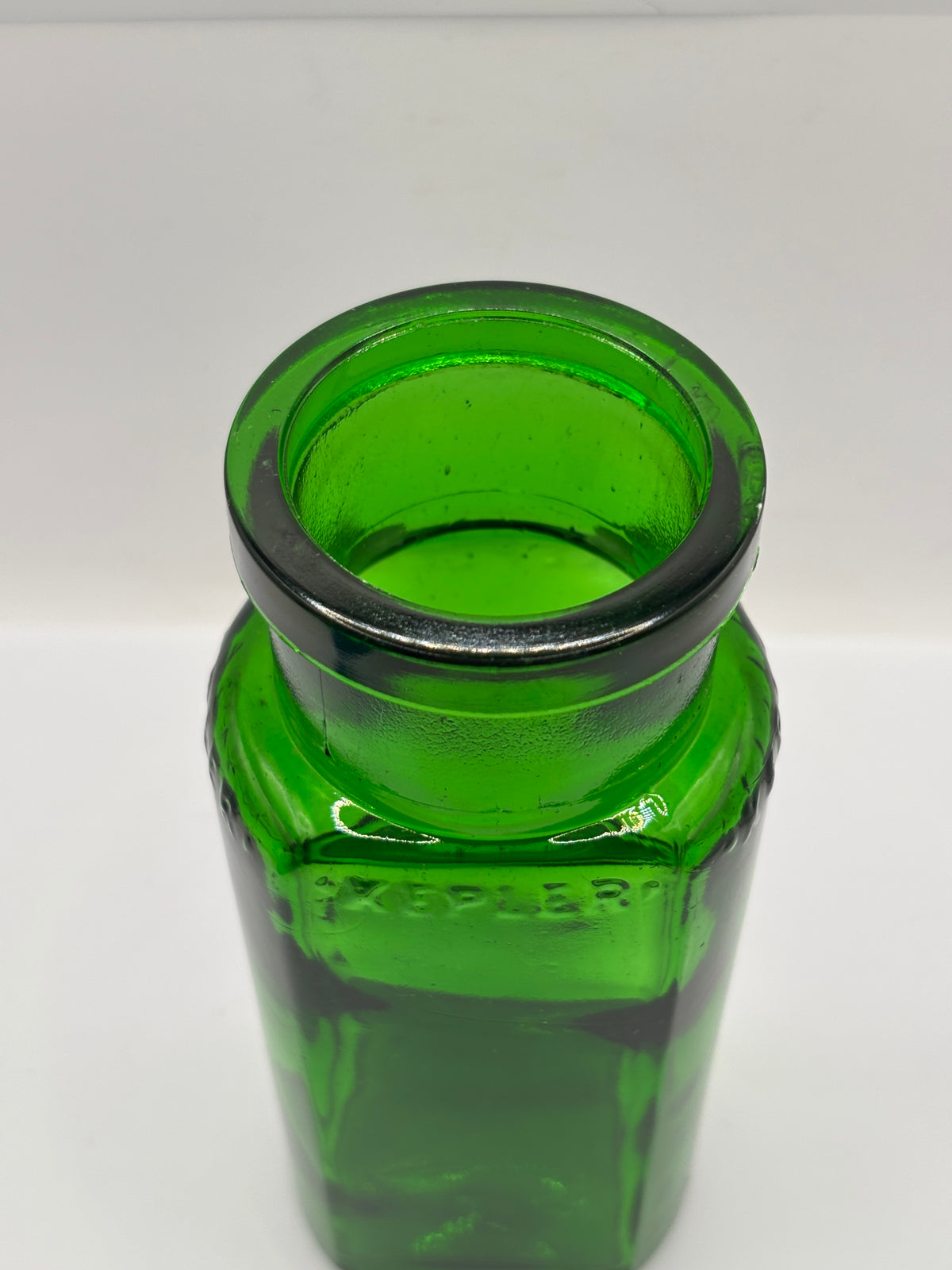 Old green jar