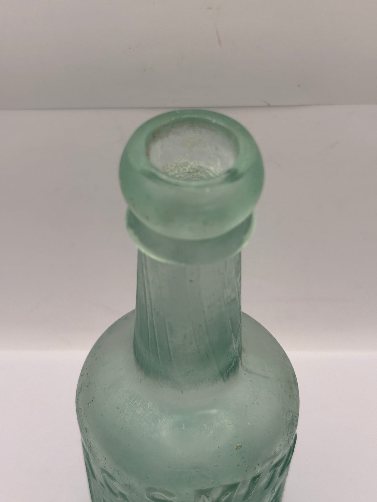 Old crusty advertising beer bottle, T.G Smith, Peterboro