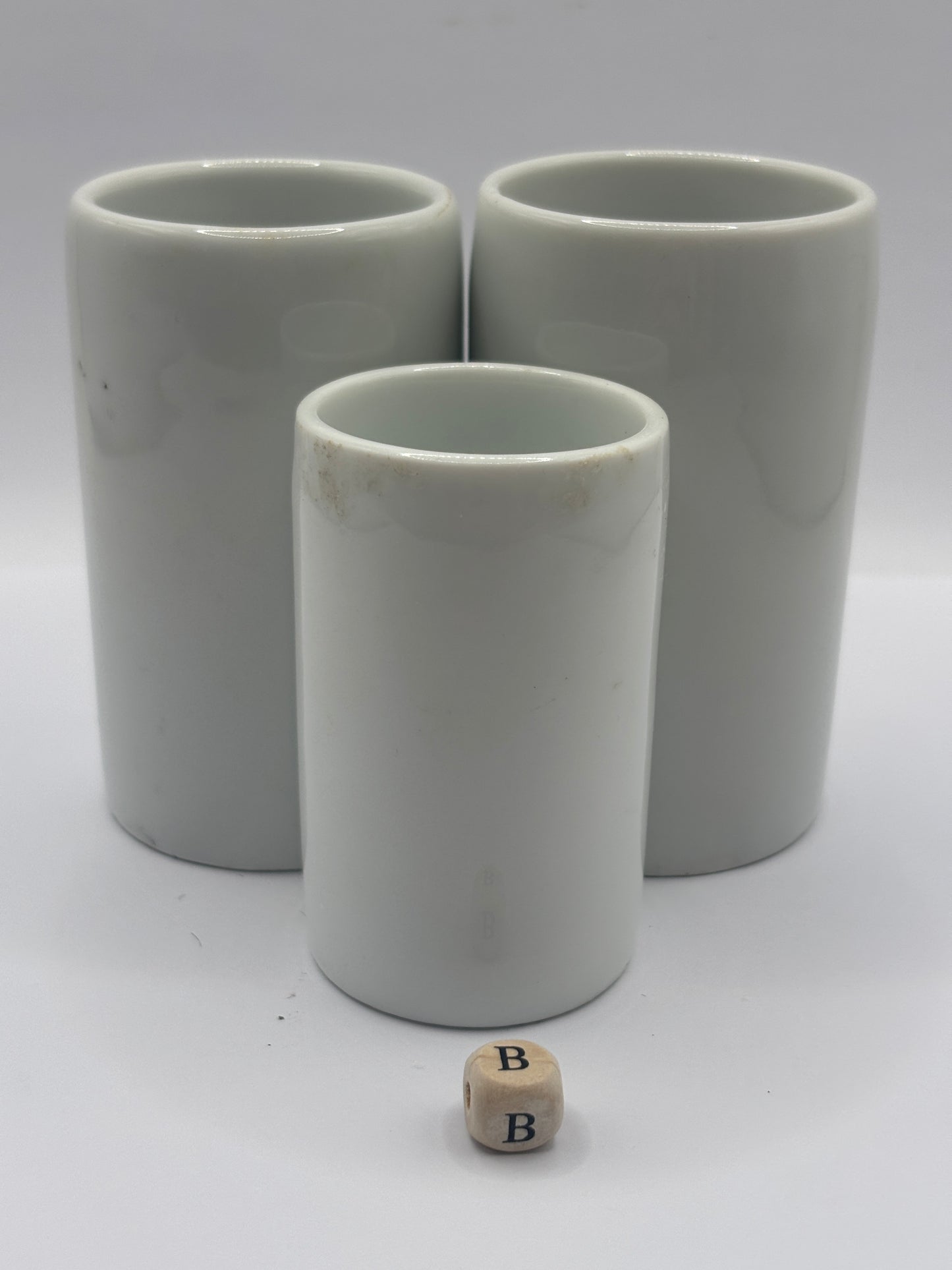 3 old stoneware jars & pots (B)