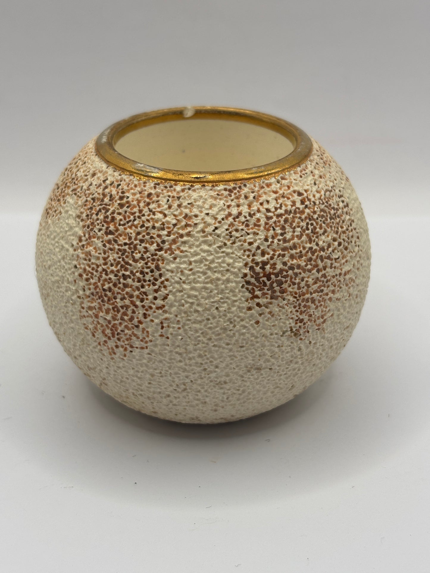 Old white stoneware match striker