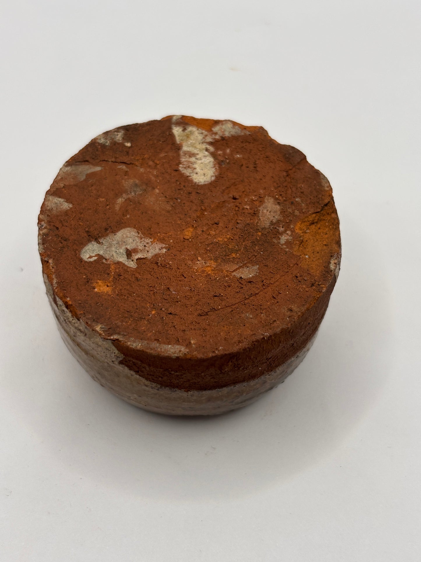 Early small salt glaze dish