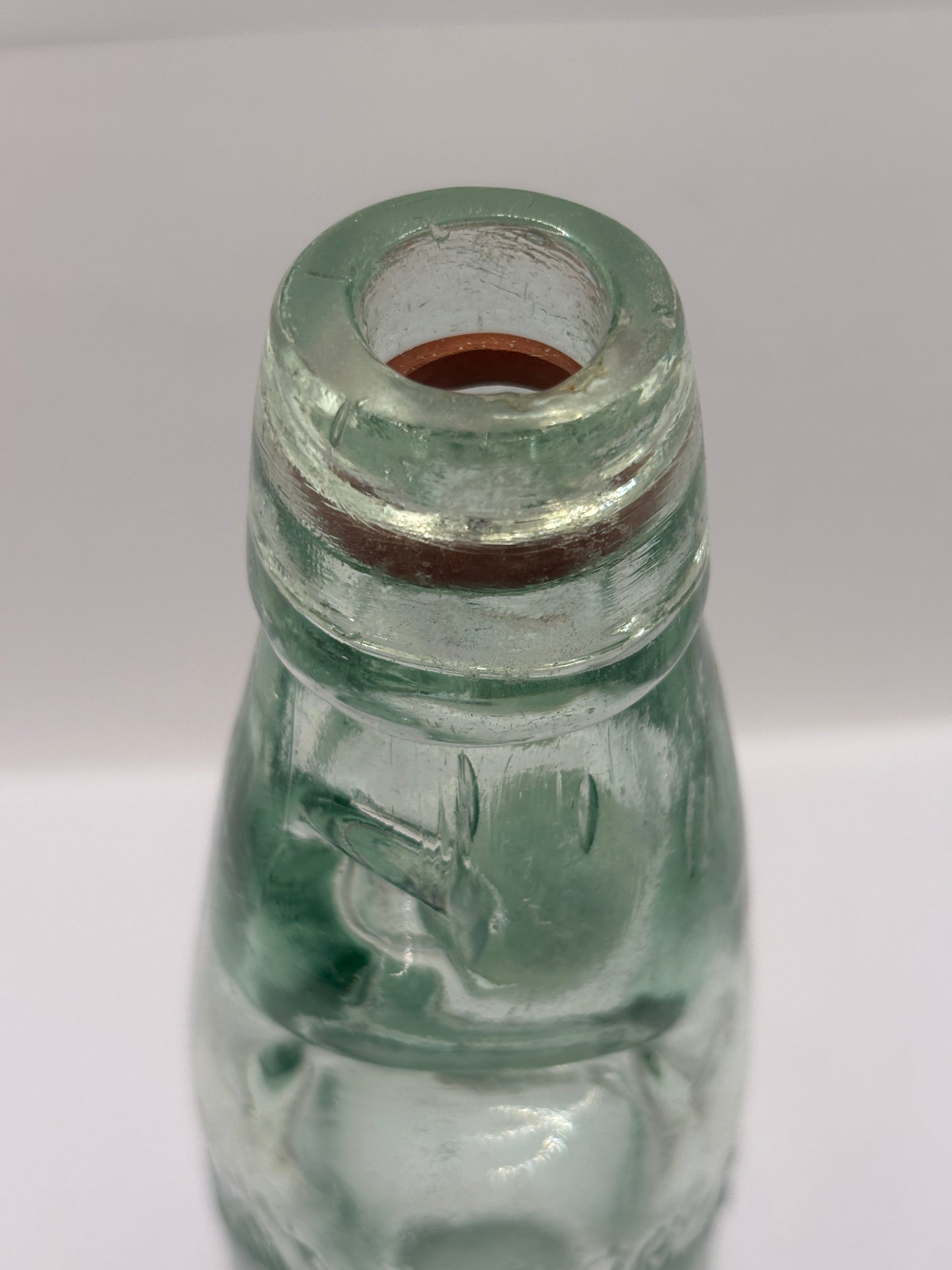 Old Kirby Moorside codd bottle, with marble. John A Harrison