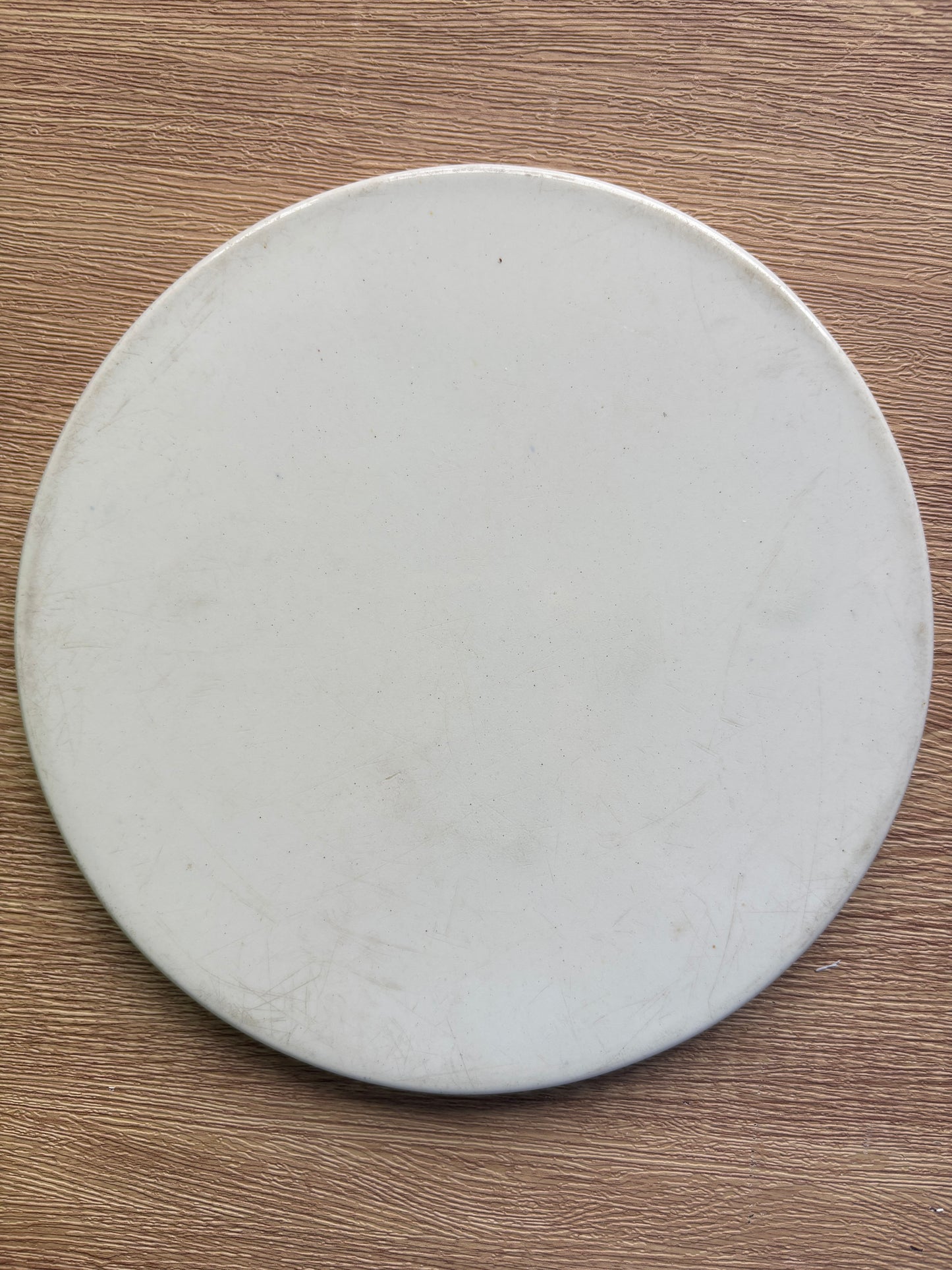 Old ironstone advertising scale plate 20cms, W&T Avery ltd. Birmingham