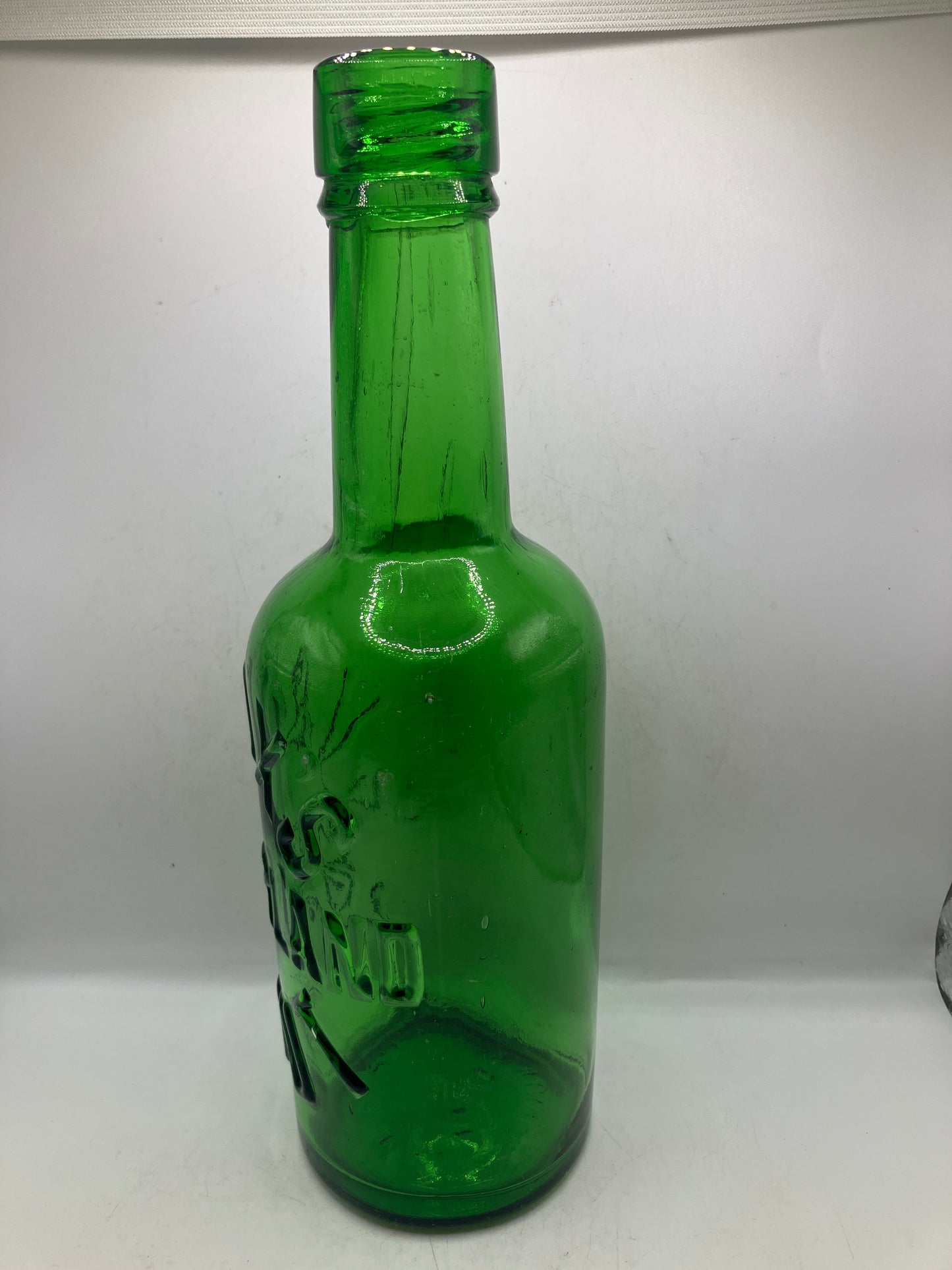 Vaux’s green glass beer bottle