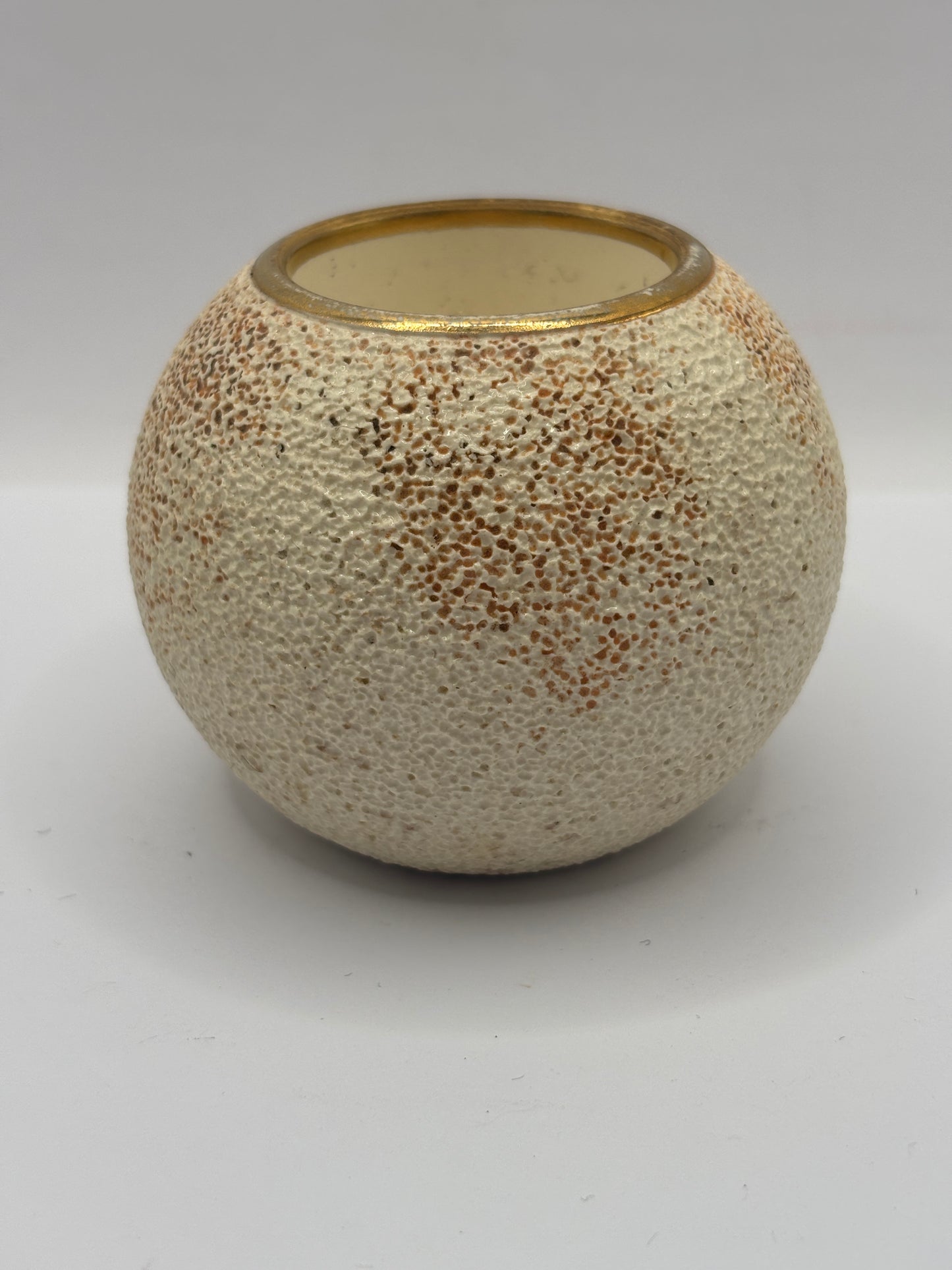 Old white stoneware match striker