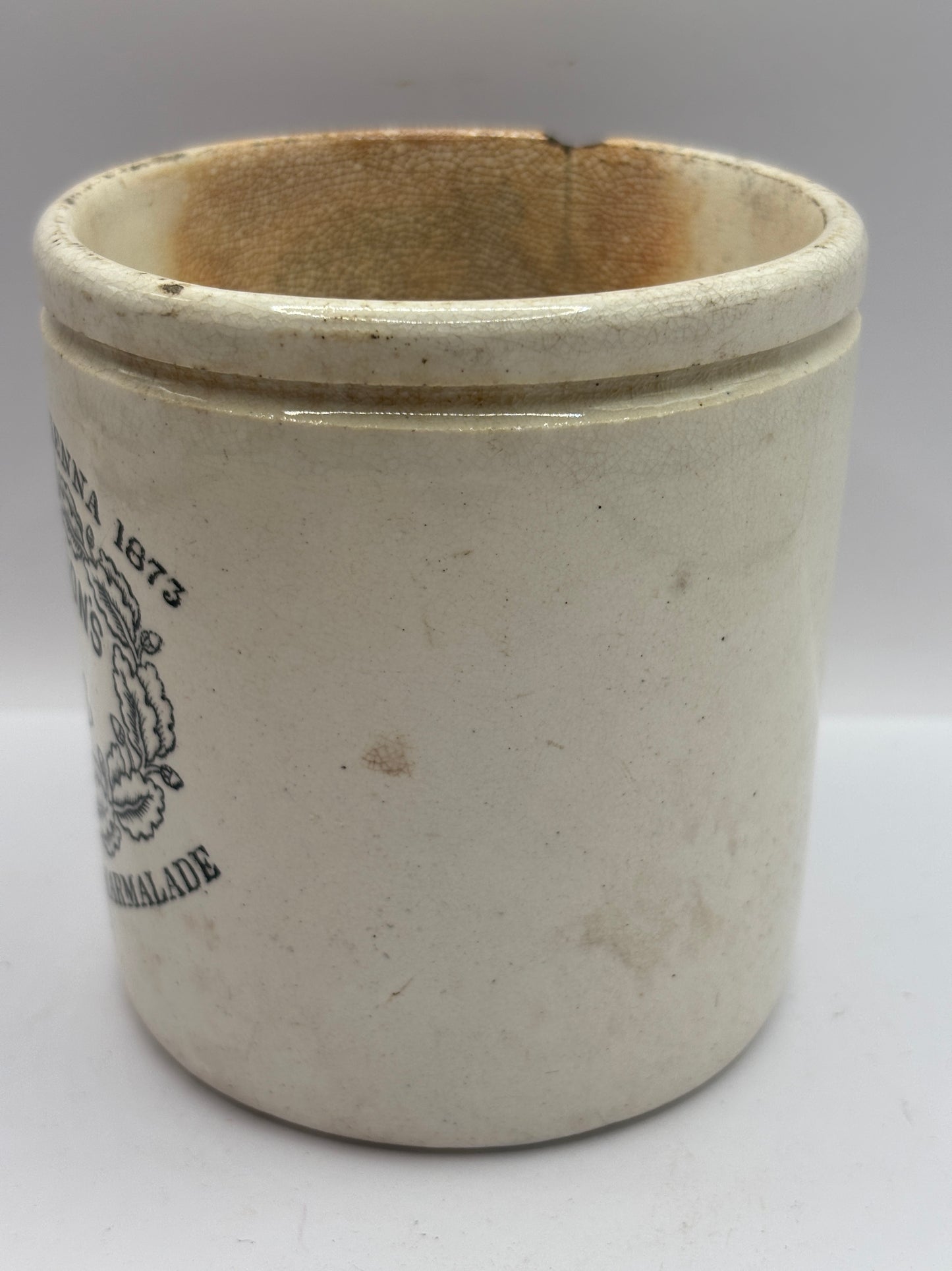 Old 1lb James Keiller dundee marmalade jar