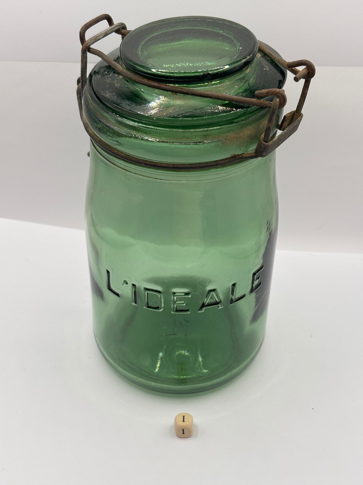 Vintage french canning jar, L’ideale (i)