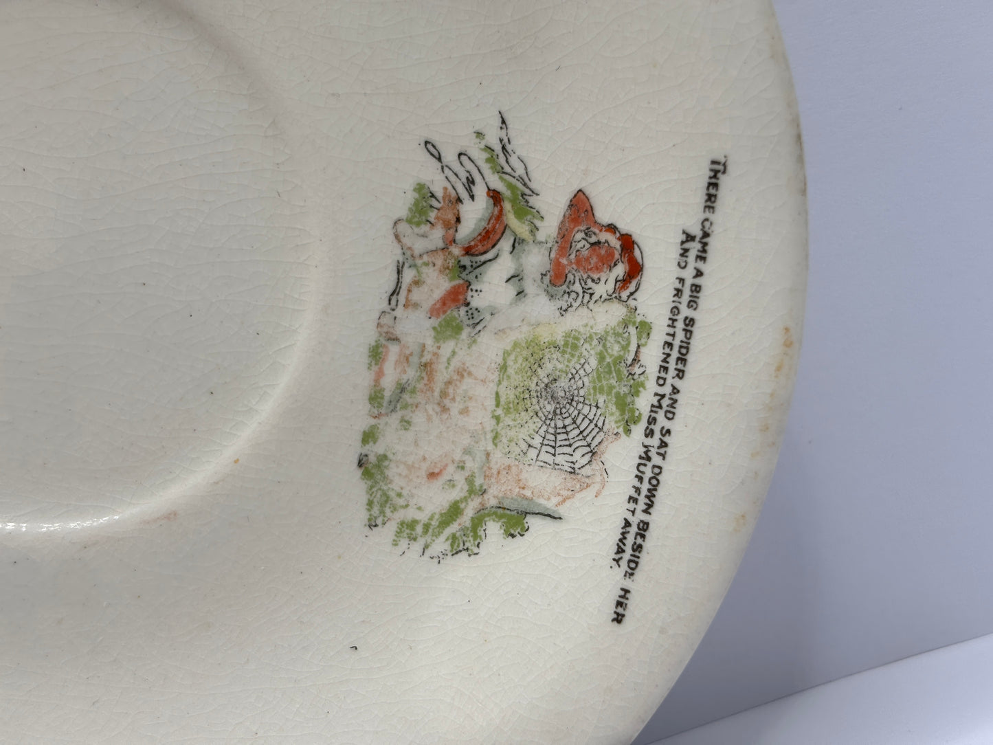 Old nursery rhyme plate