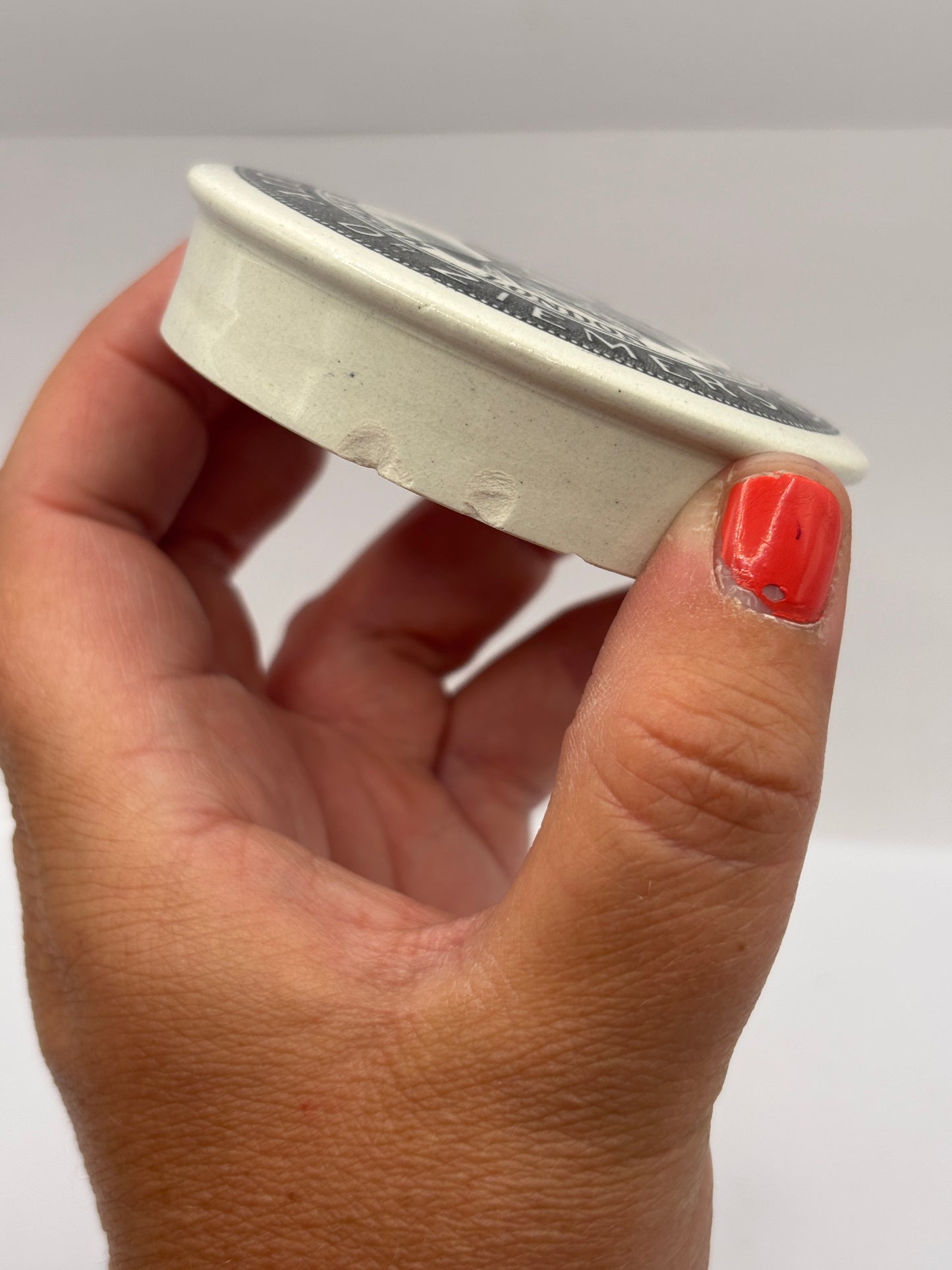 Old advertising lid, Dr Ziemer’s alexandra tooth paste