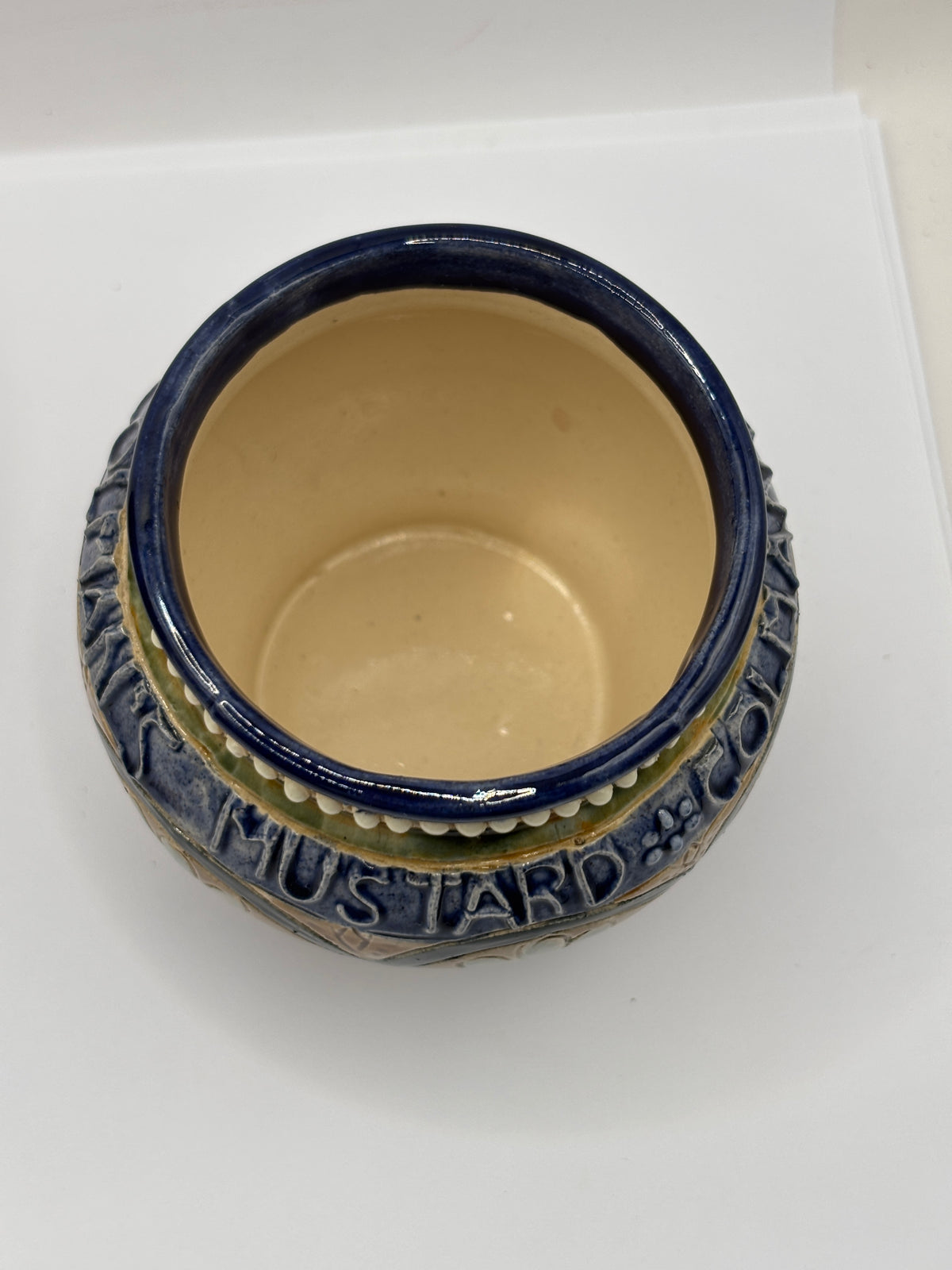 Vintage colmans mustard advertising jar