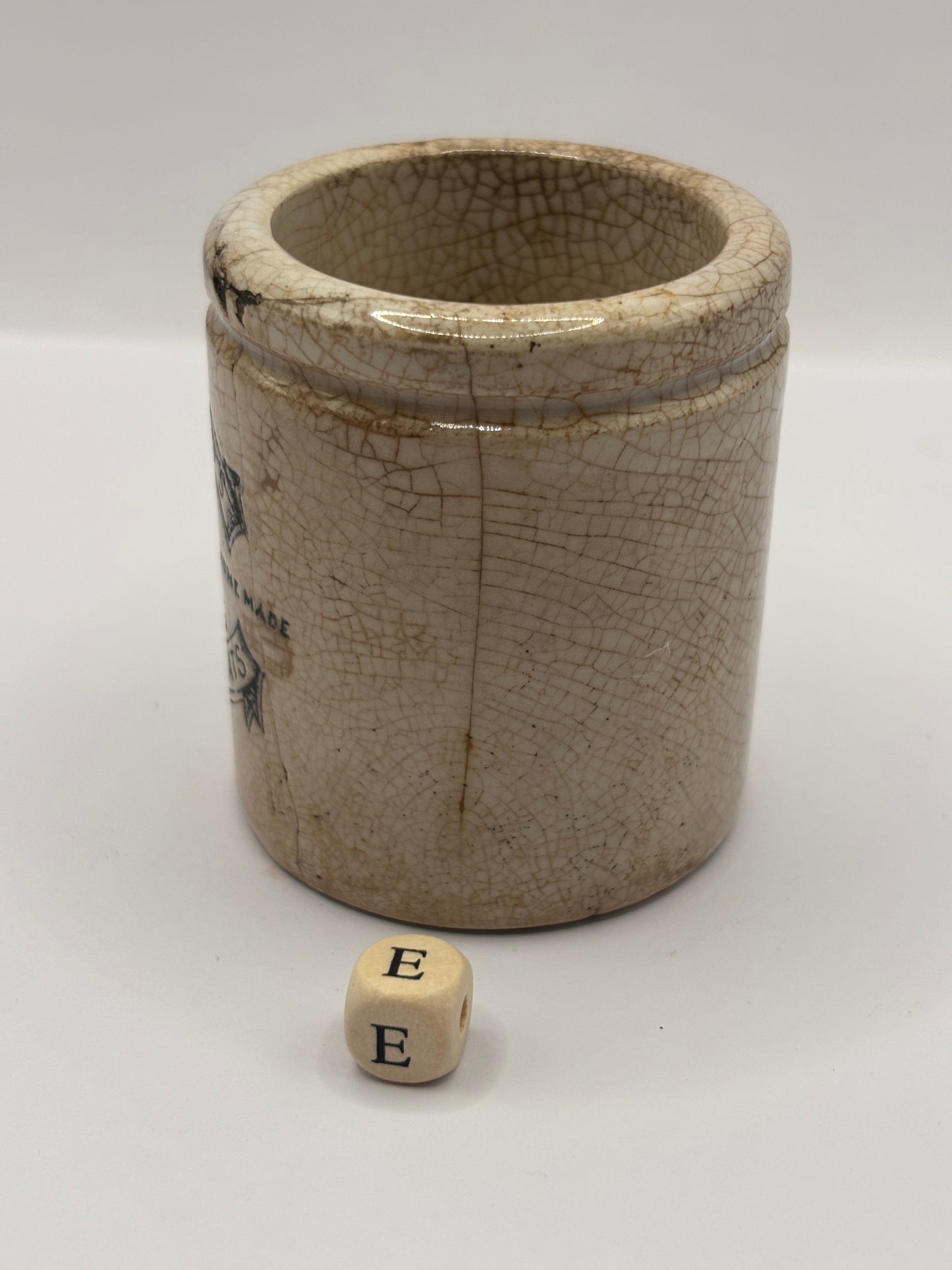 Old sainsburys advertising pot, potted meats (e)