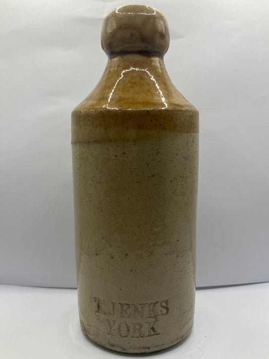 T.Jenks York, impressed ginger beer bottle