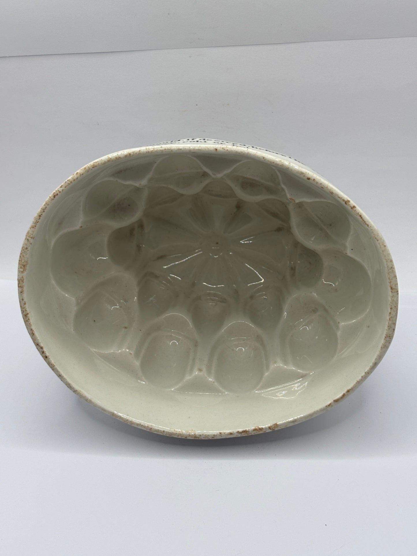 Old advertising blanc mange, Brown & Polsons, mould